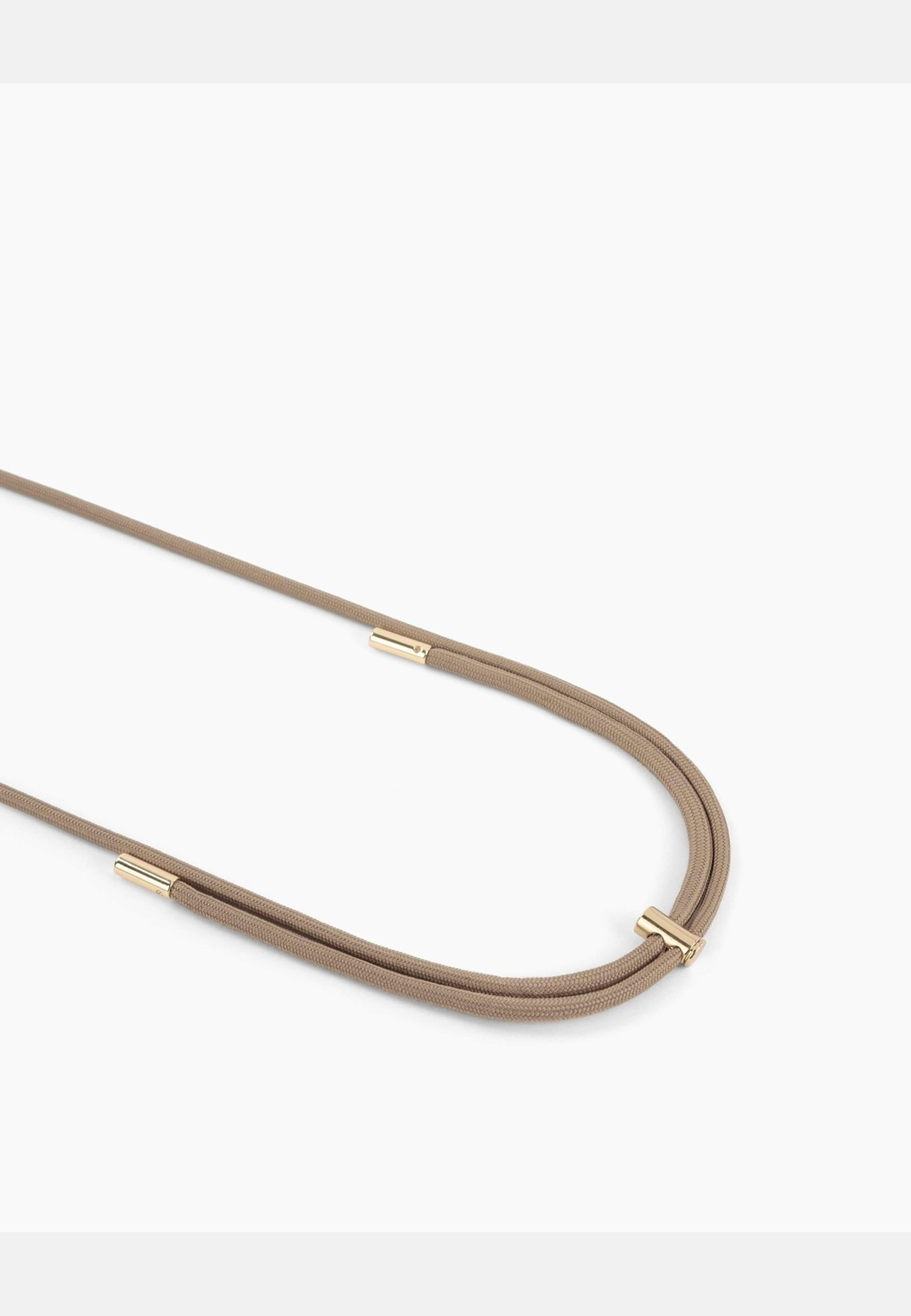 Cord Phone Strap Beige