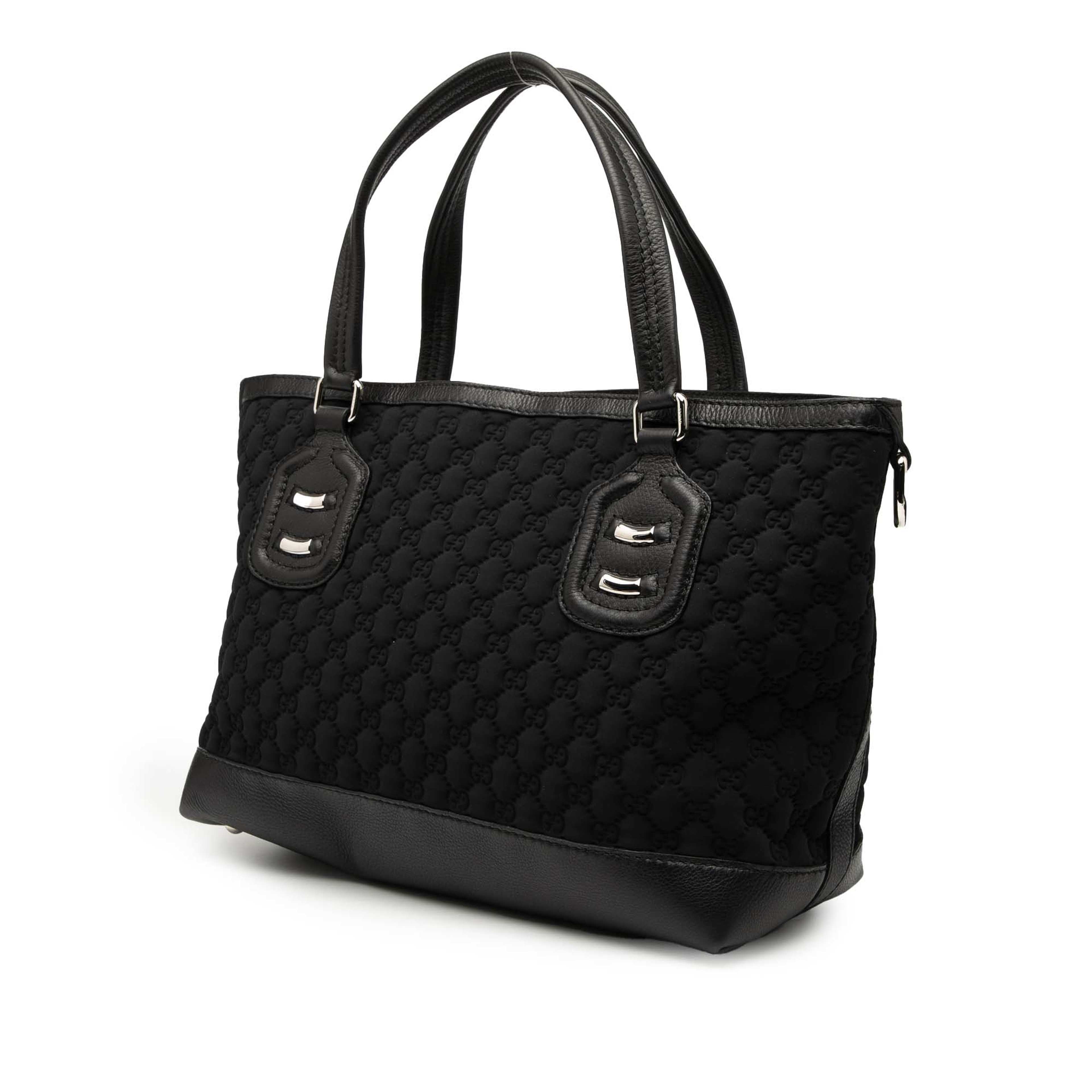 Gucci Gg Neoprene Techno Tag Tote, från Luxclusif, i färgen black. Klicka för att öppna bilden i stort format