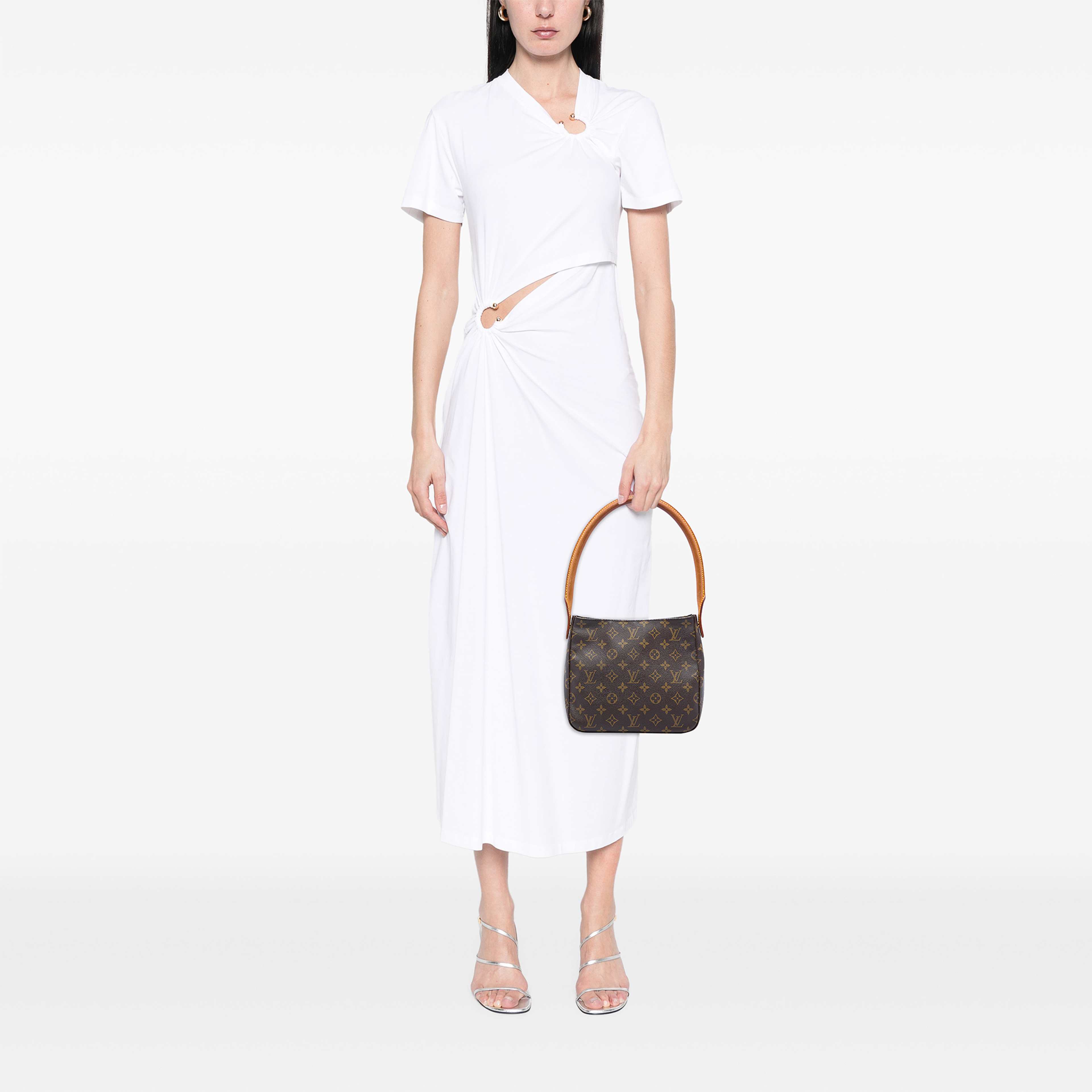 Louis Vuitton Monogram Looping Mm, från Luxclusif, i färgen brun. Klicka för att öppna bilden i stort format