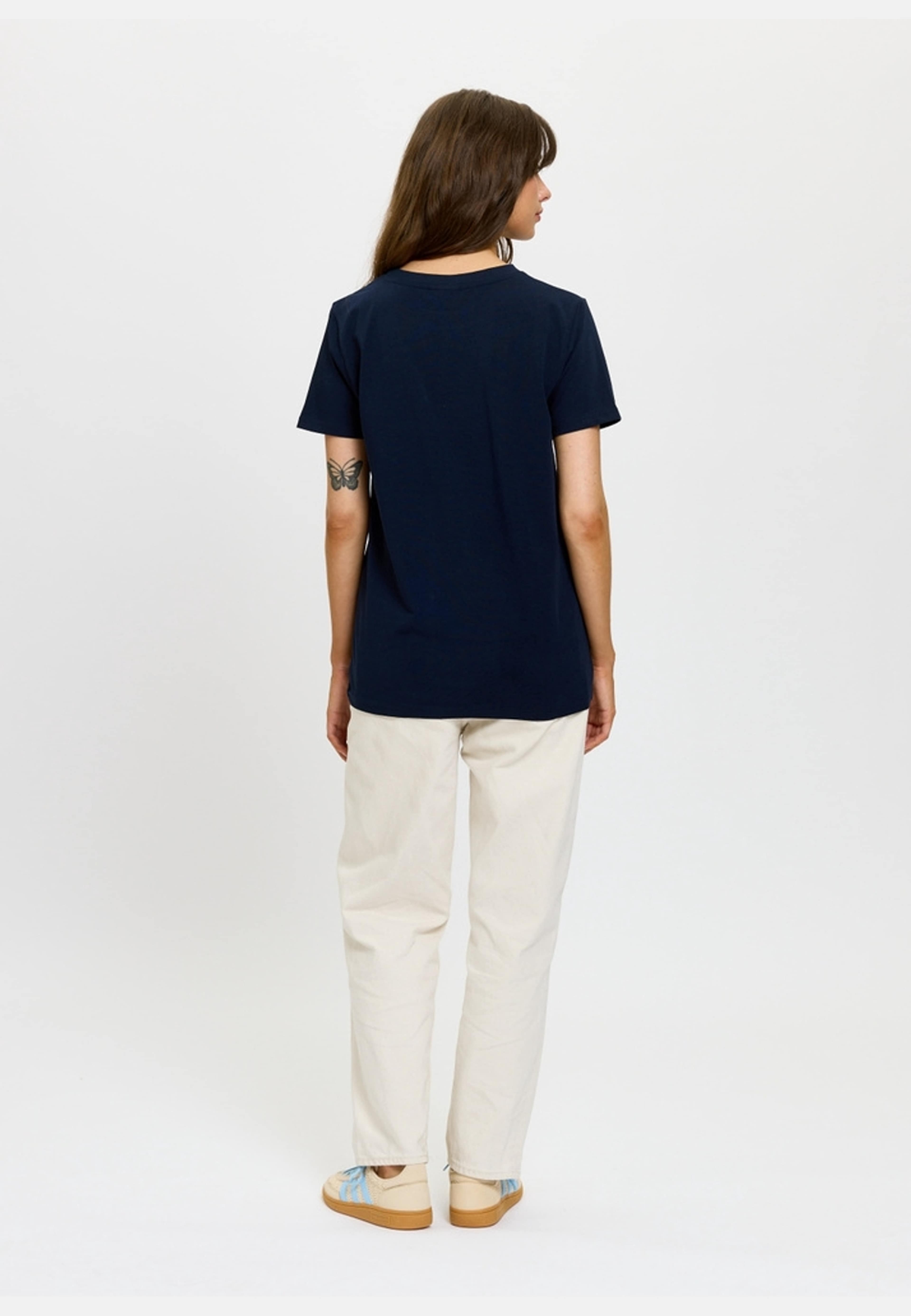 T-shirt Räkhjärta Navy Unisex, från emmamalena, i färgen marinblå. Klicka för att öppna bilden i stort format