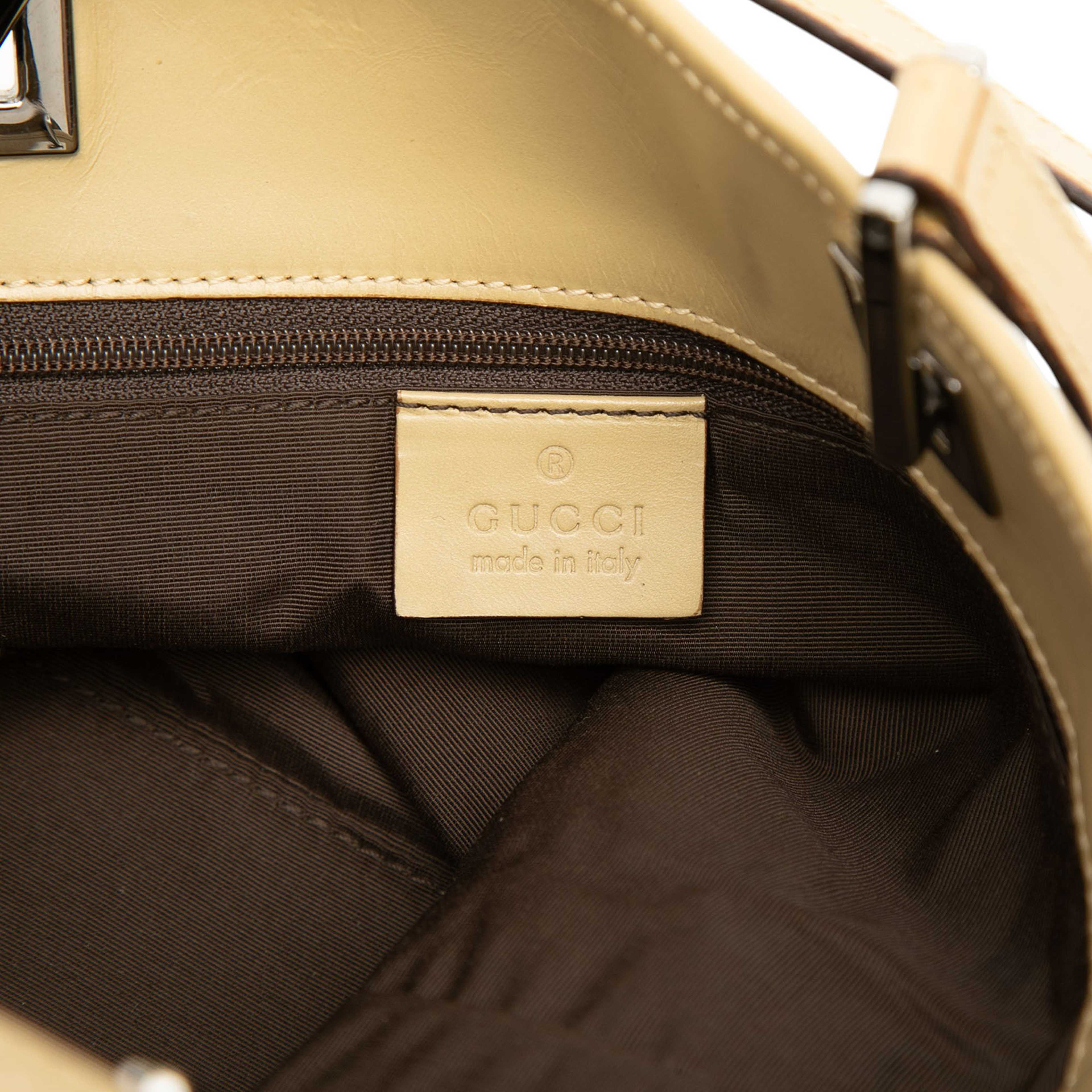 Gucci Gg Canvas Web Shoulder Bag, från Luxclusif, i färgen brun. Klicka för att öppna bilden i stort format