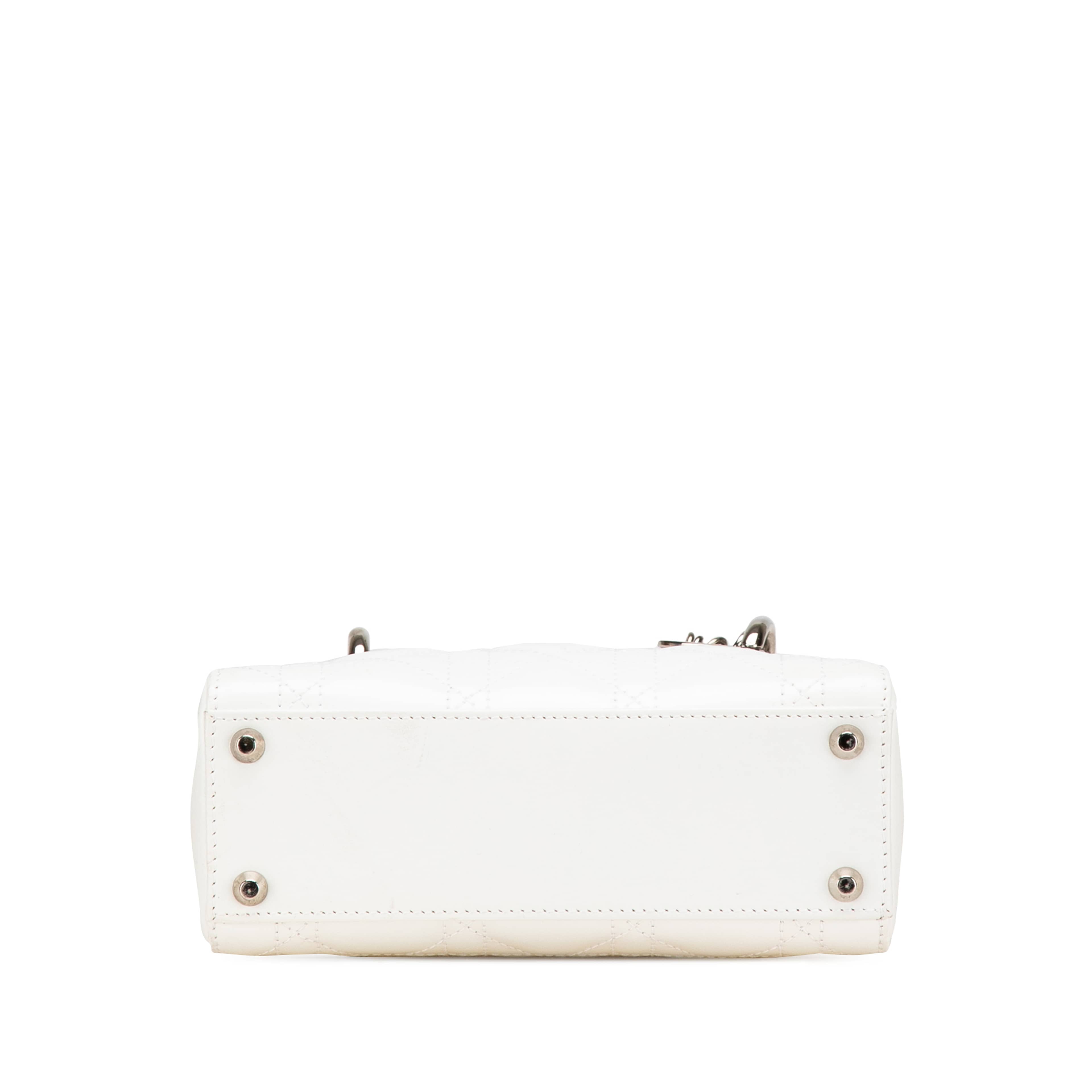 Dior Mini Lambskin Cannage Lady Dior