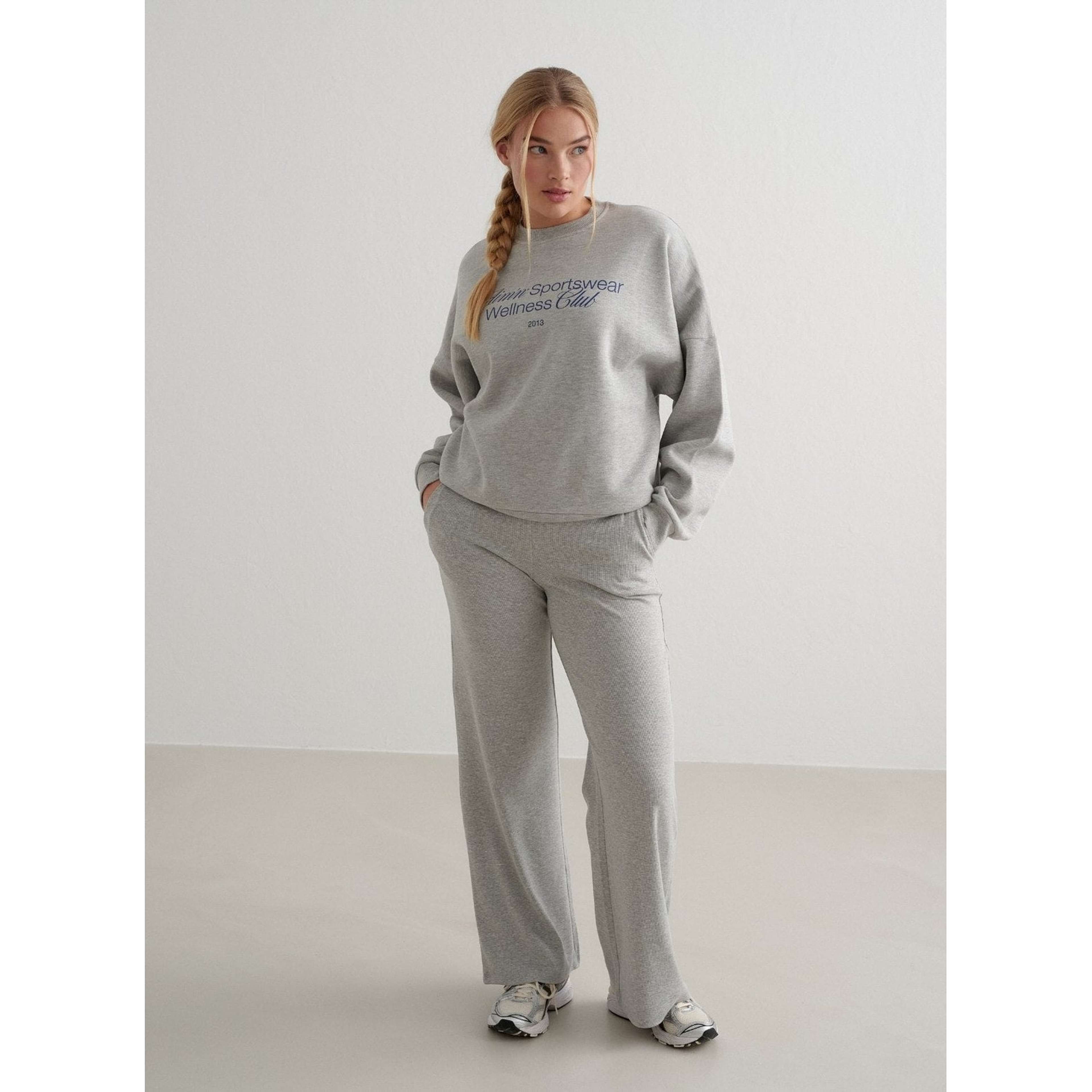 Grey Melange Wellness Sweatshirt