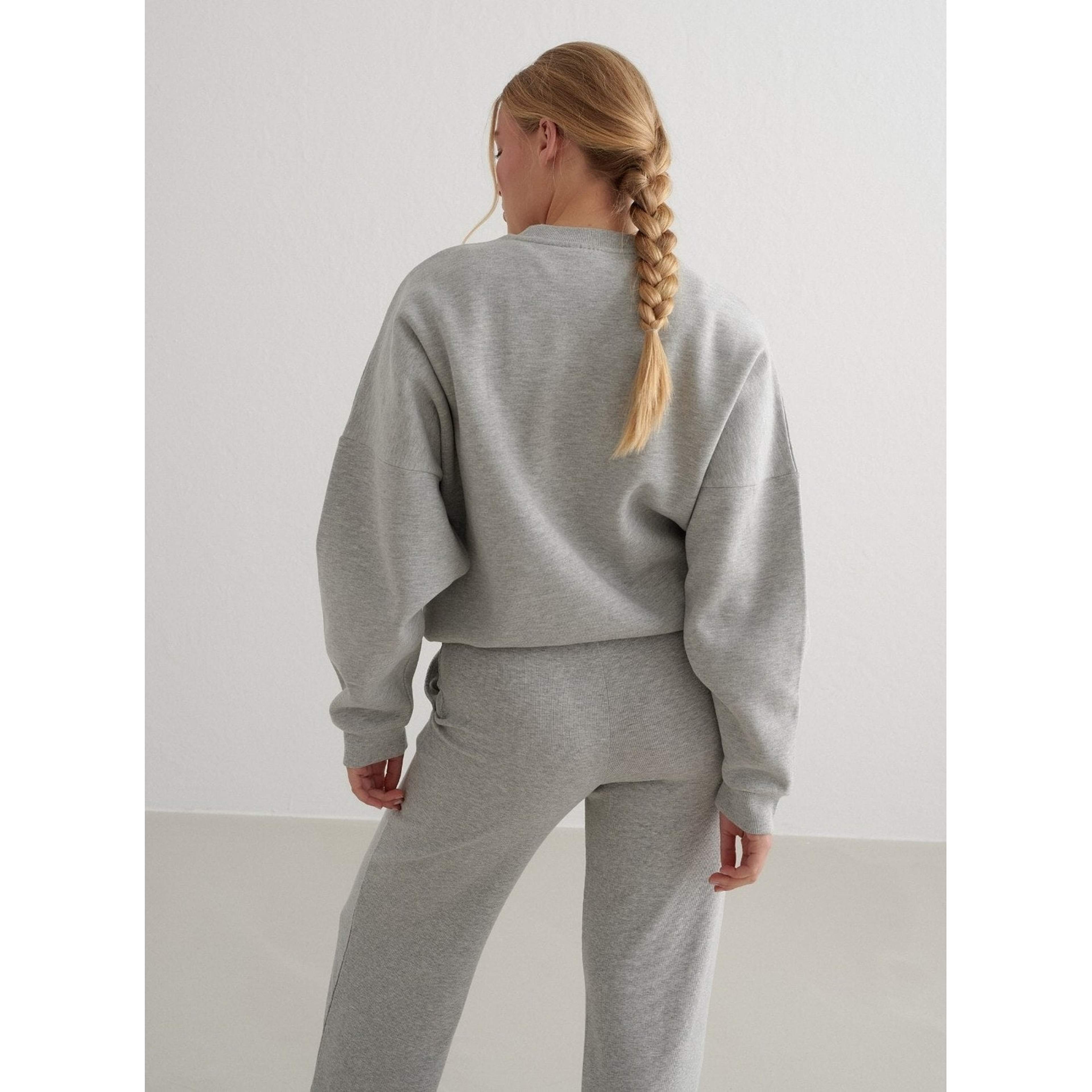 Grey Melange Wellness Sweatshirt