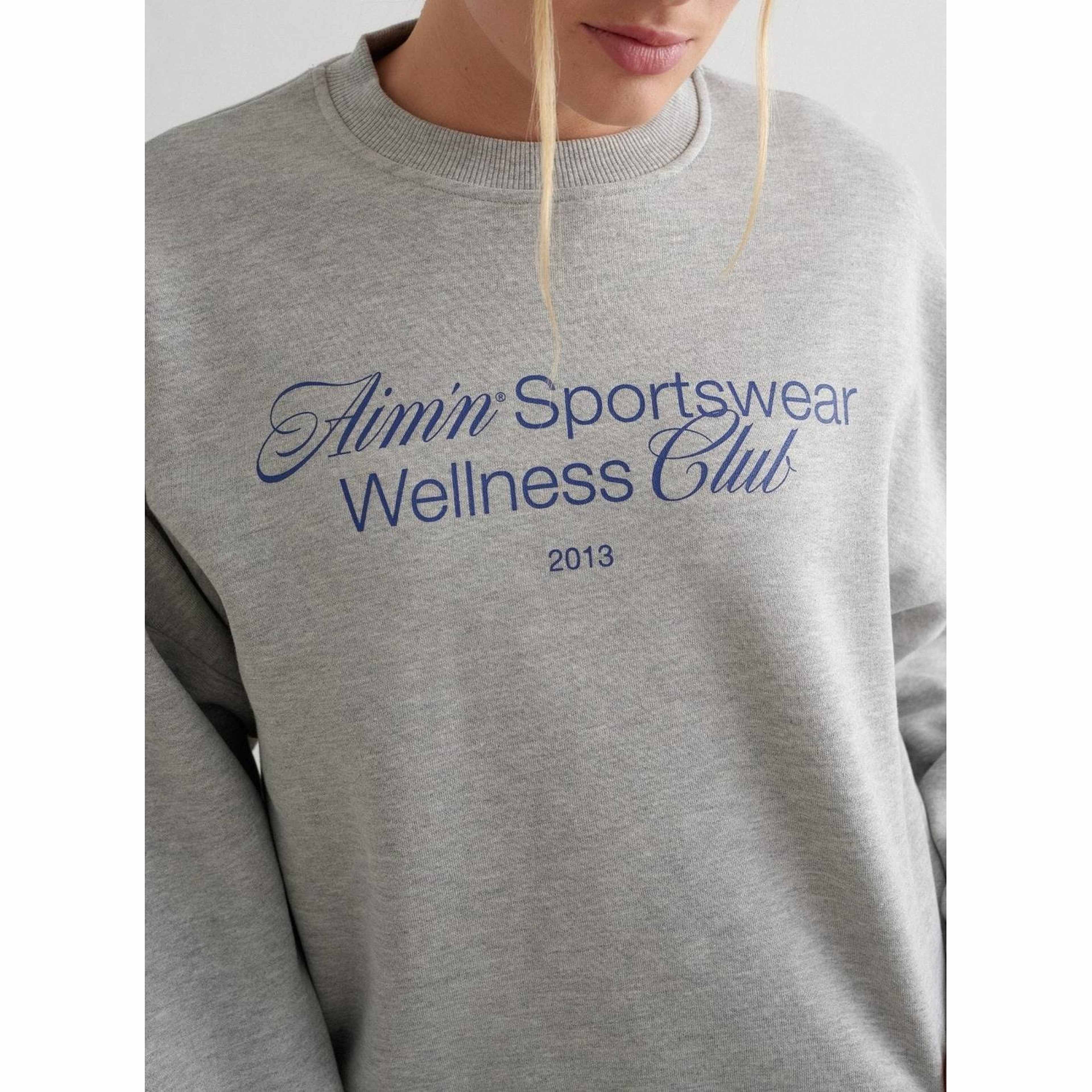 Grey Melange Wellness Sweatshirt