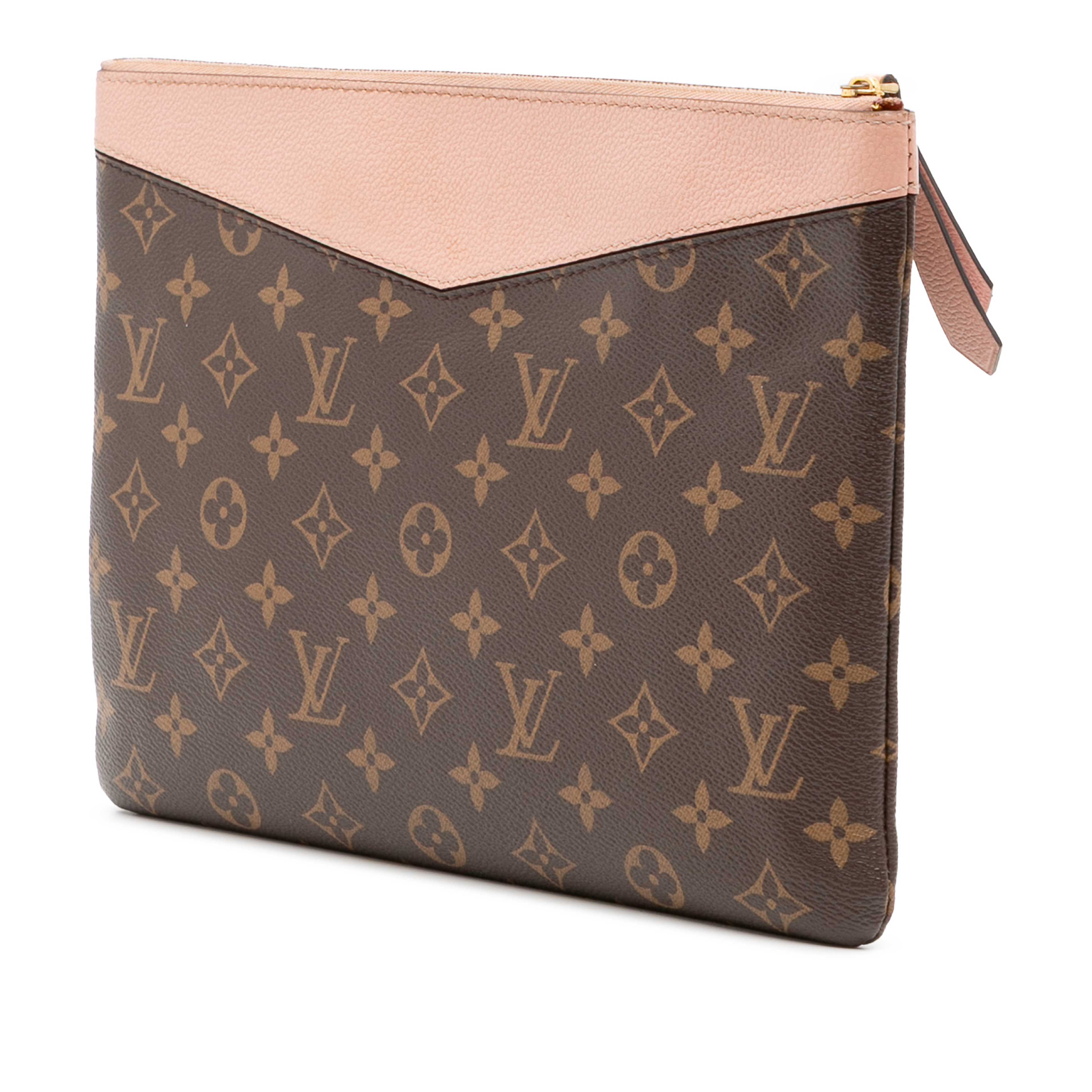 Louis Vuitton Monogram Daily Pouch, från Luxclusif, i färgen brown. Klicka för att öppna bilden i stort format