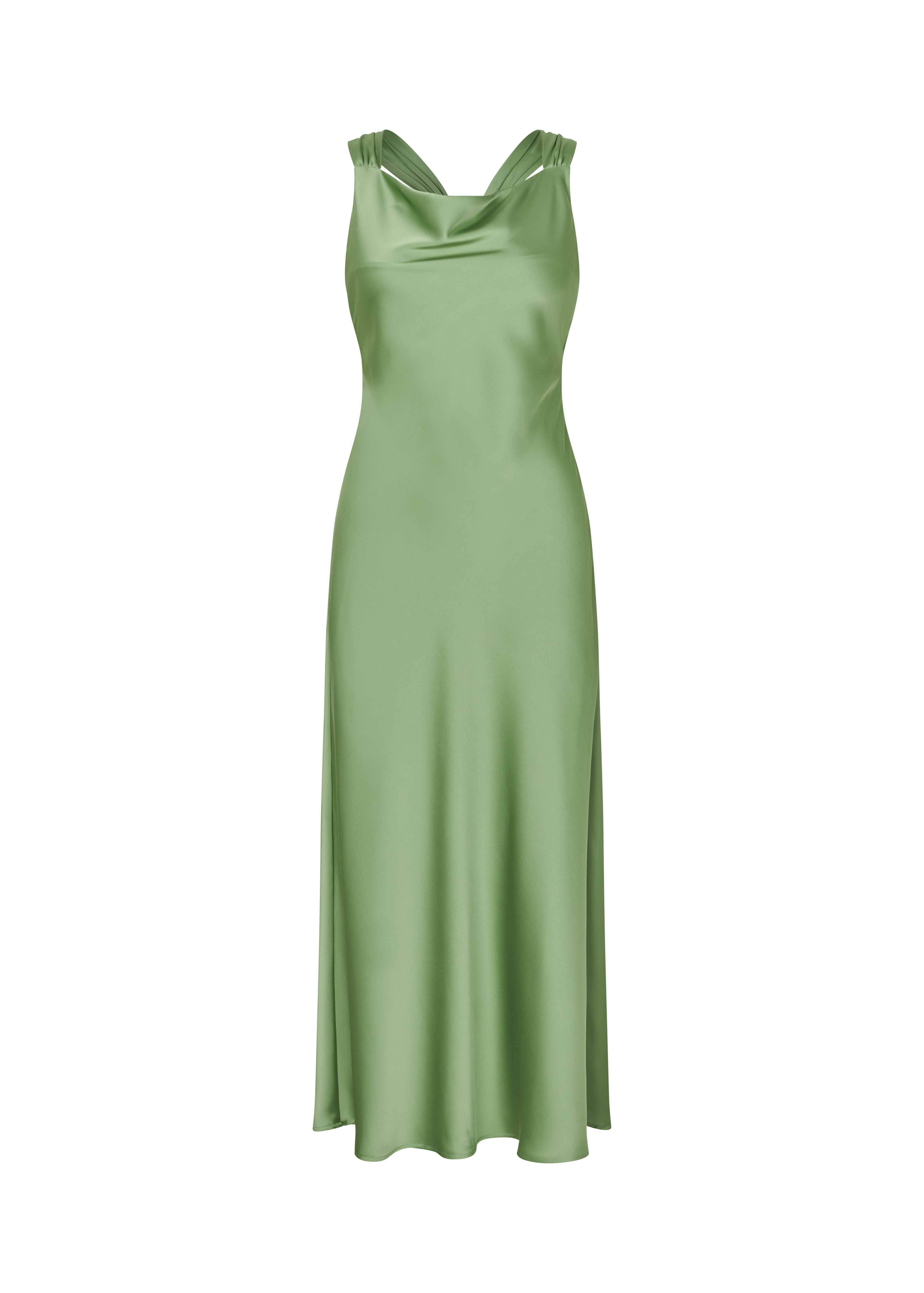 Aijamd Dress, från Modström, i färgen aspen green. Klicka för att öppna bilden i stort format