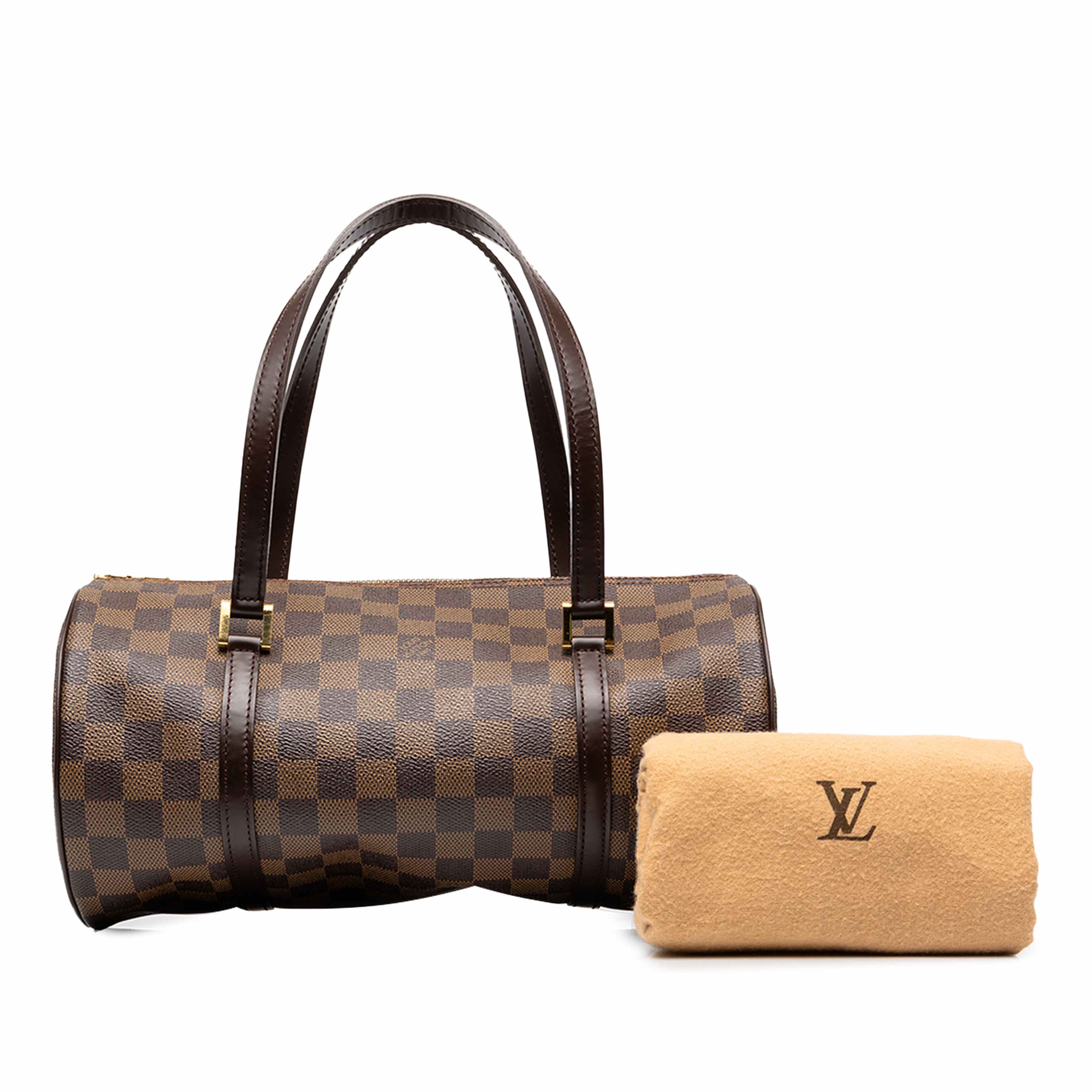 Louis Vuitton Damier Ebene Papillon 30, från Luxclusif, i färgen brun. Klicka för att öppna bilden i stort format