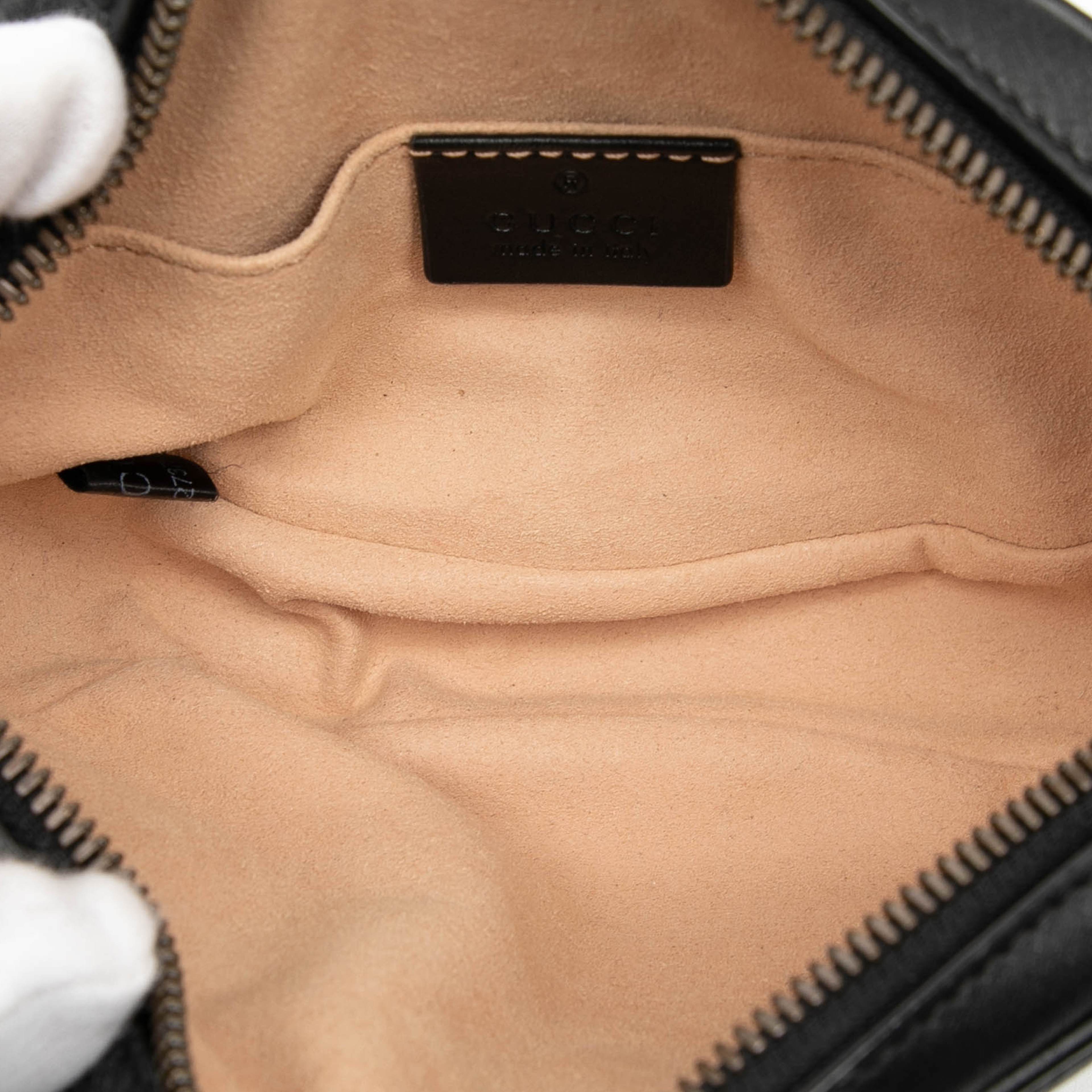 Gucci Gg Marmont Matelasse Leather Belt Bag, från Luxclusif, i färgen black. Klicka för att öppna bilden i stort format