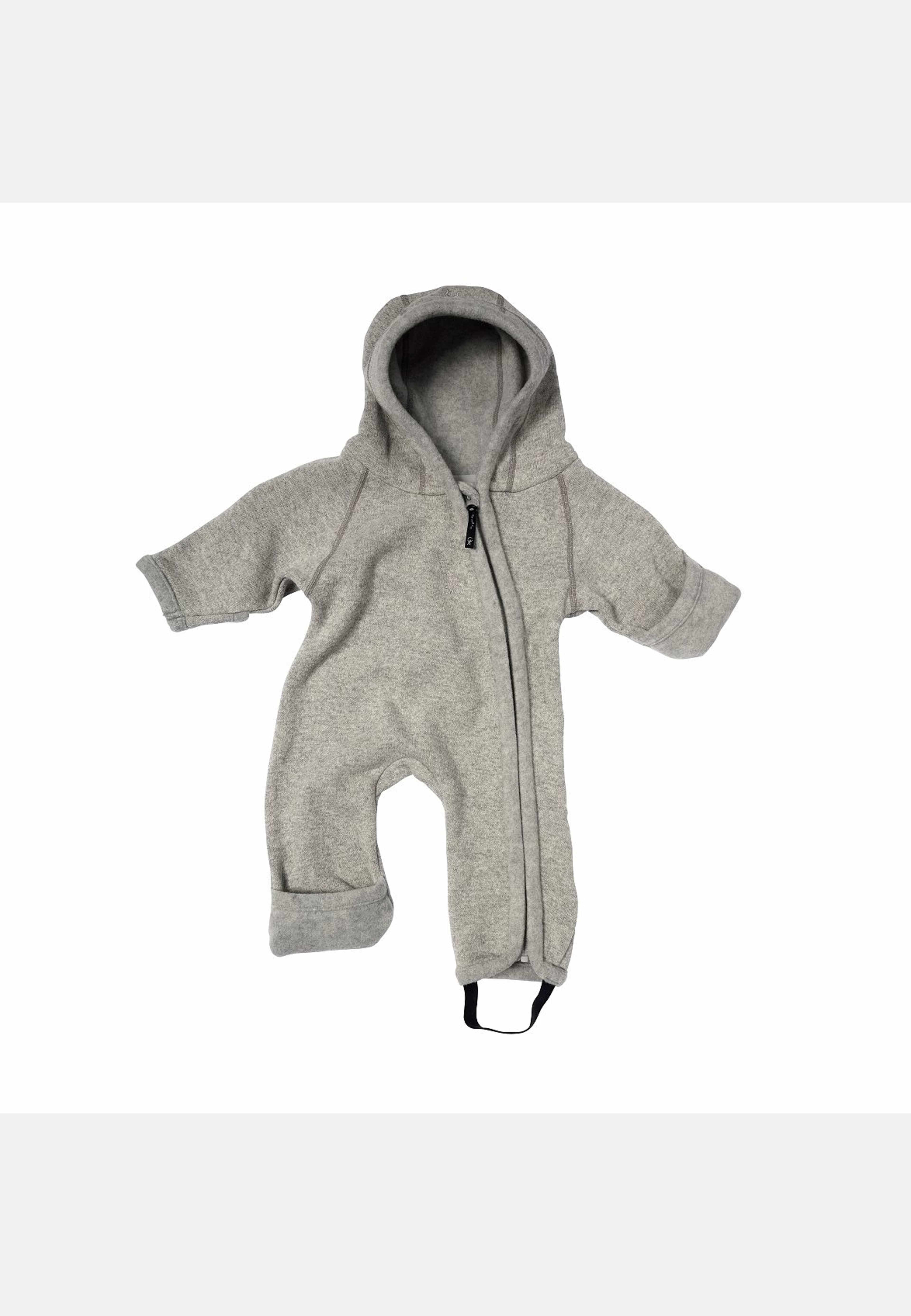 Isbjörn Shaun Baby Jumpsuit 56cl-86cl, från ISBJÖRN of Sweden, i färgen lunarbeam. Klicka för att öppna bilden i stort format
