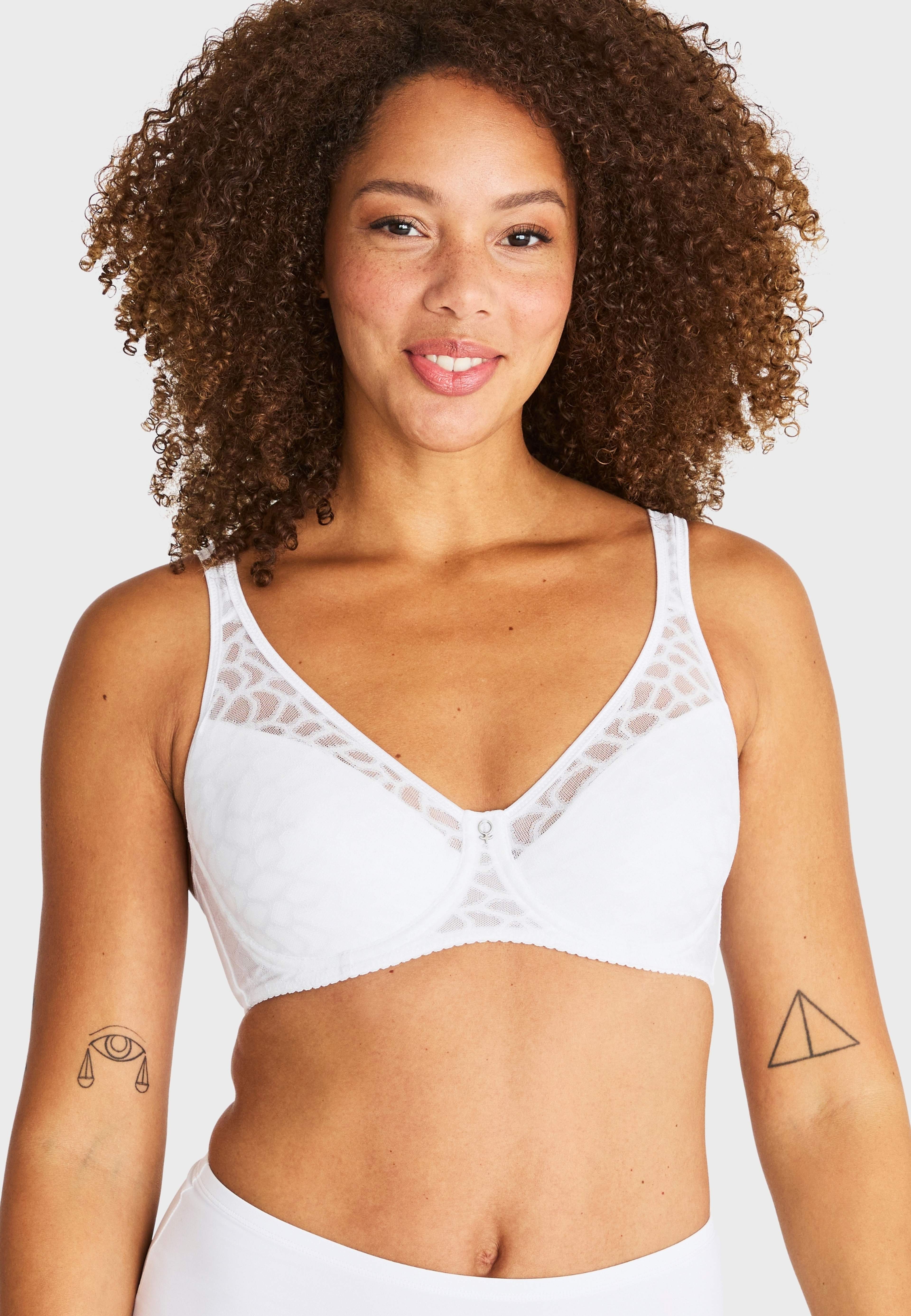 Rita Icon Vadderad Bygel-bh, från Swegmark, i färgen white. Klicka för att öppna bilden i stort format