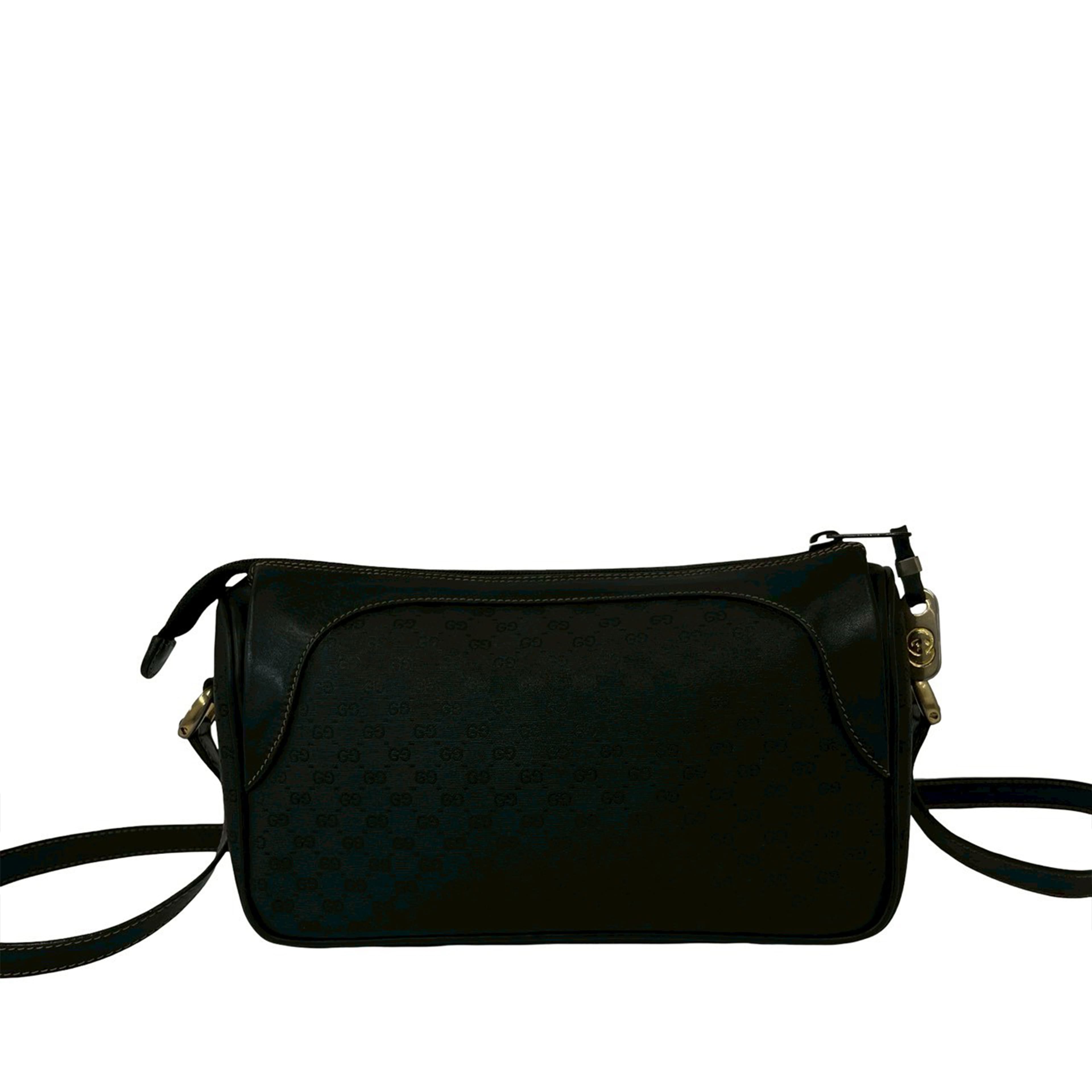 Gucci Micro Gg Supreme Crossbody, från Luxclusif, i färgen black. Klicka för att öppna bilden i stort format