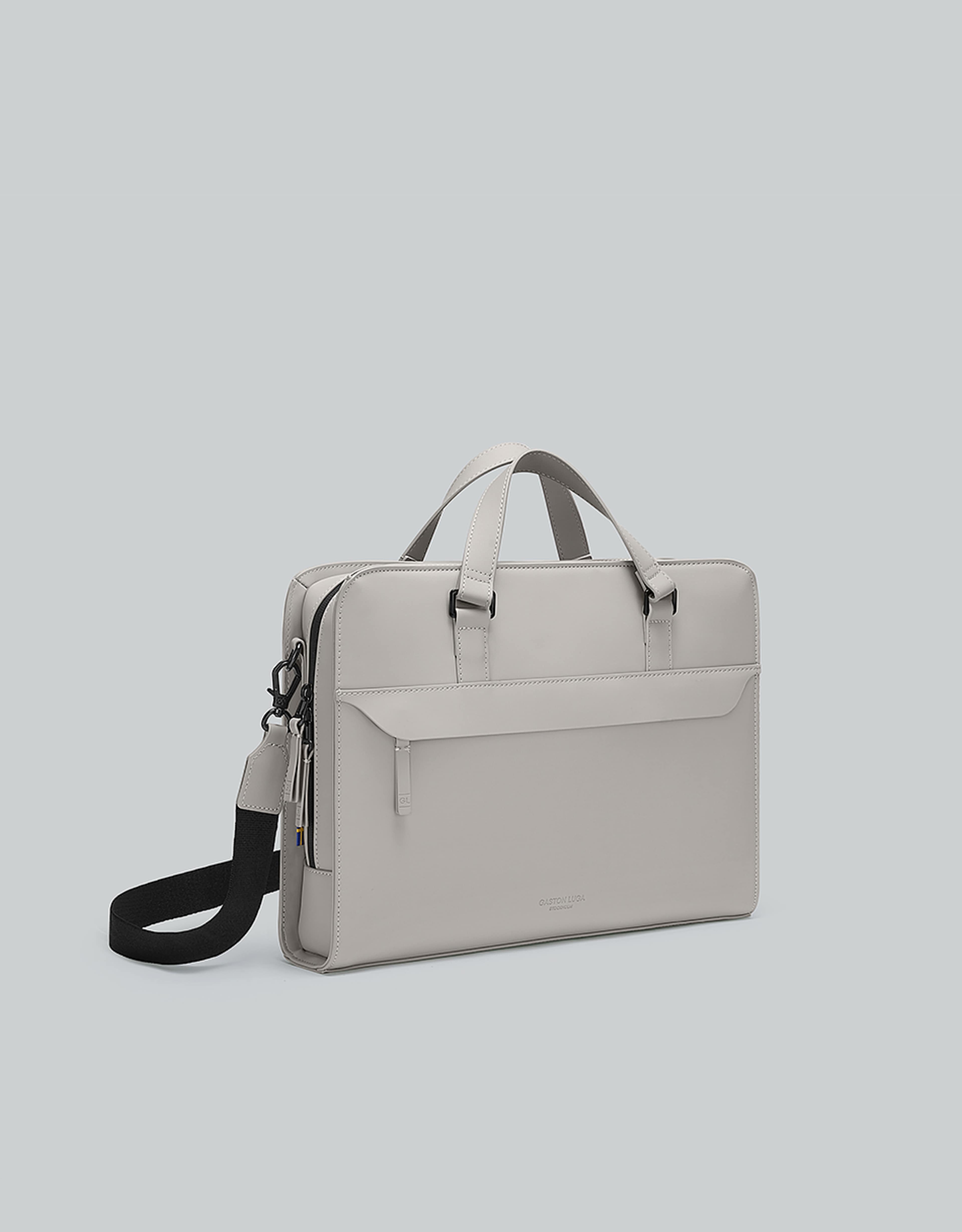 Spläsh Bpro Briefcase 14", från Gaston Luga, i färgen taupe. Klicka för att öppna bilden i stort format