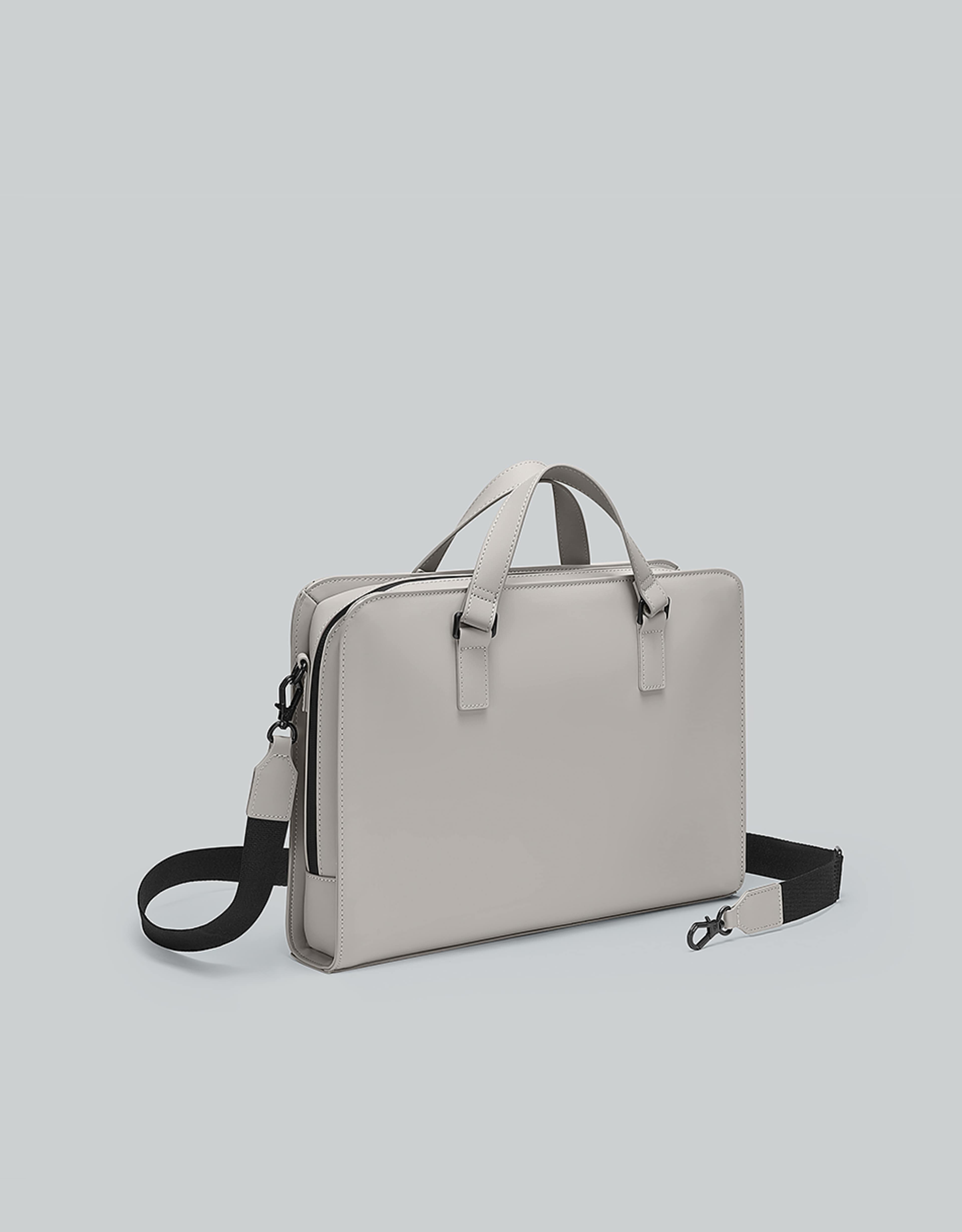 Spläsh Bpro Briefcase 14", från Gaston Luga, i färgen taupe. Klicka för att öppna bilden i stort format