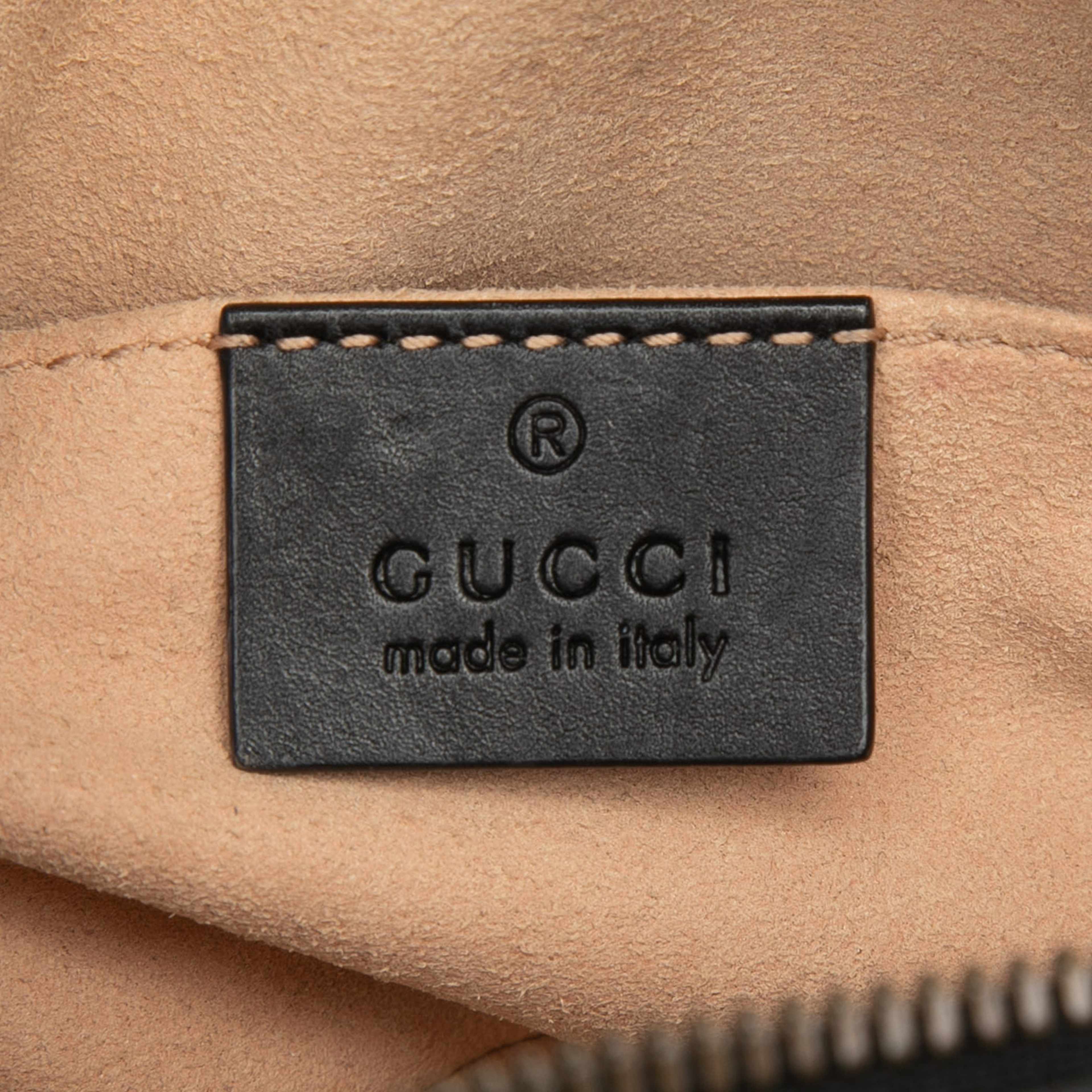 Gucci Gg Marmont Matelasse Leather Belt Bag, från Luxclusif, i färgen black. Klicka för att öppna bilden i stort format