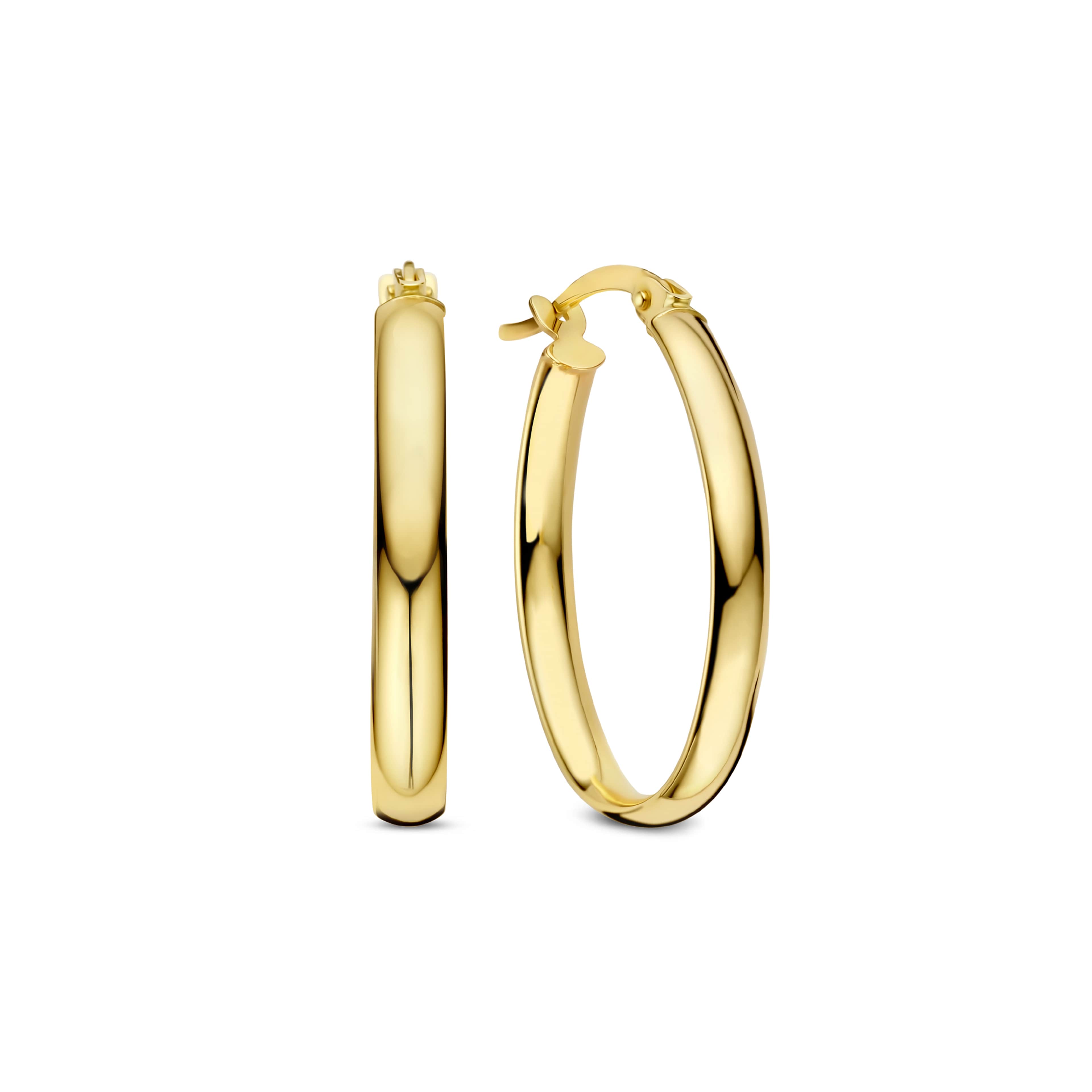 Rivoli 14 Karat Guld Creoler
