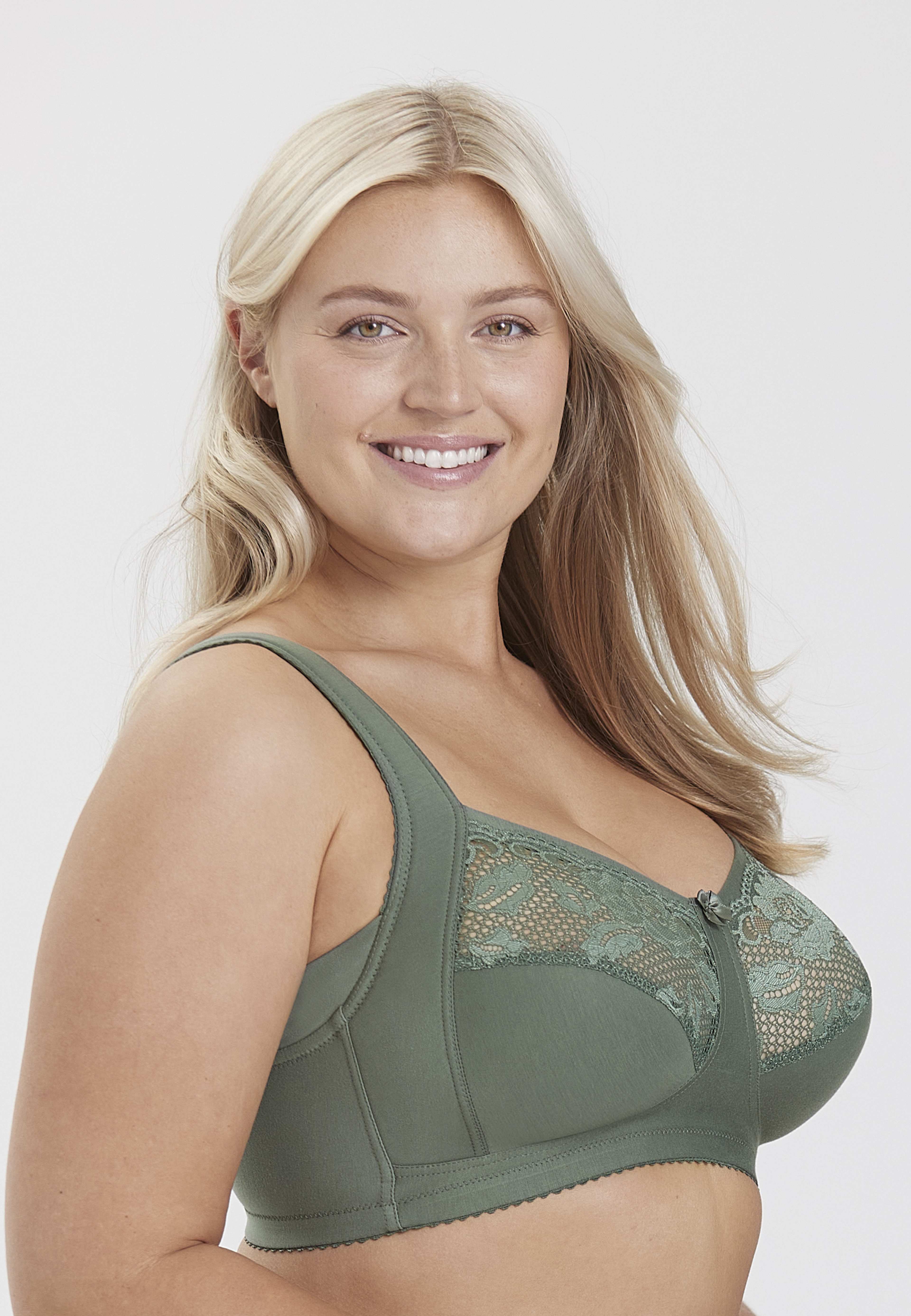 Lovely Lace Support Bomulls-bh Utan Bygel