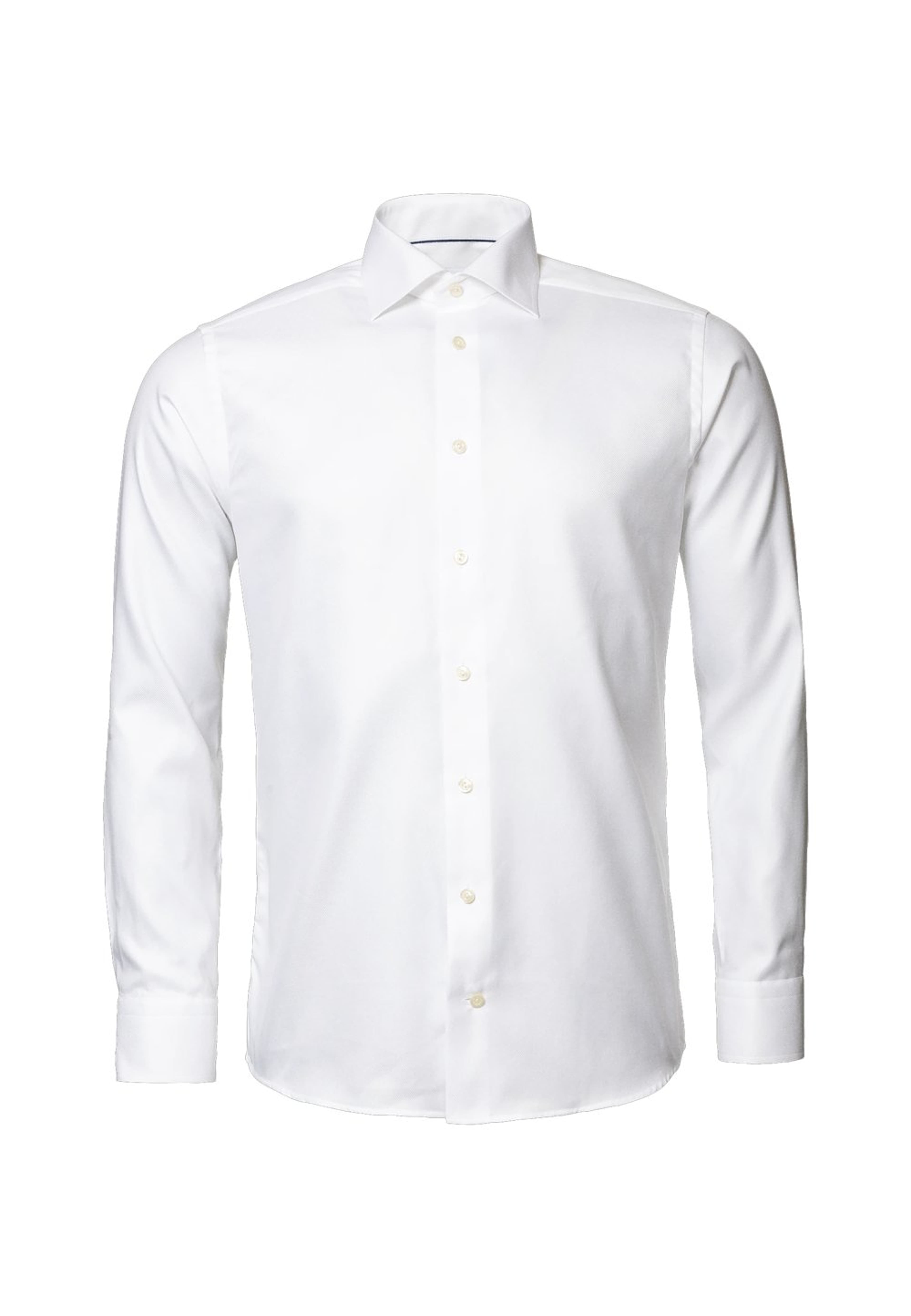 Skjorta I Texturerad Twill Contemporary Fit