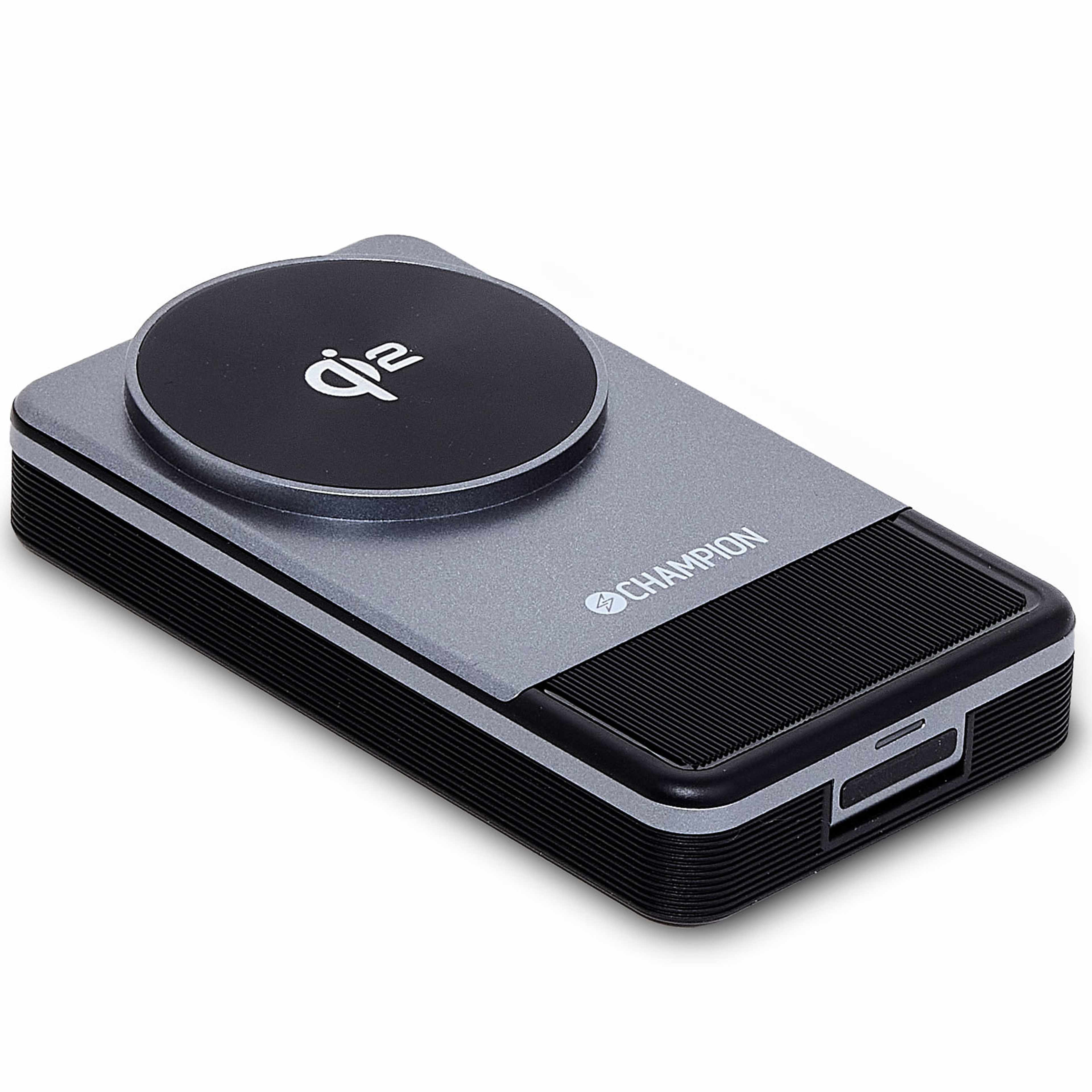 3-in-1 Laddställ Qi2 15w, från Champion Nordic, i färgen svart. Klicka för att öppna bilden i stort format