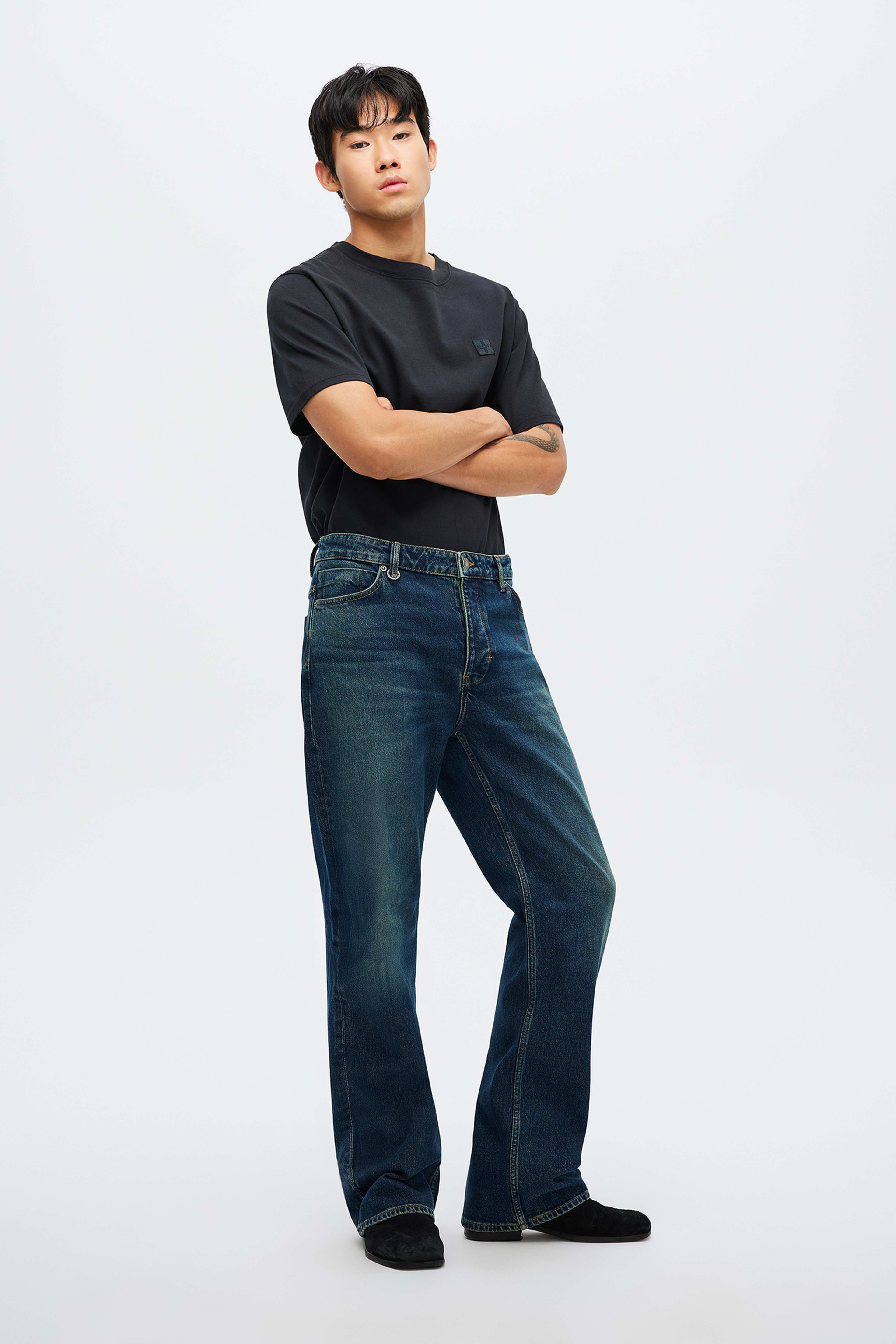 Julian Wide Memphis Dark Vintage Indigo