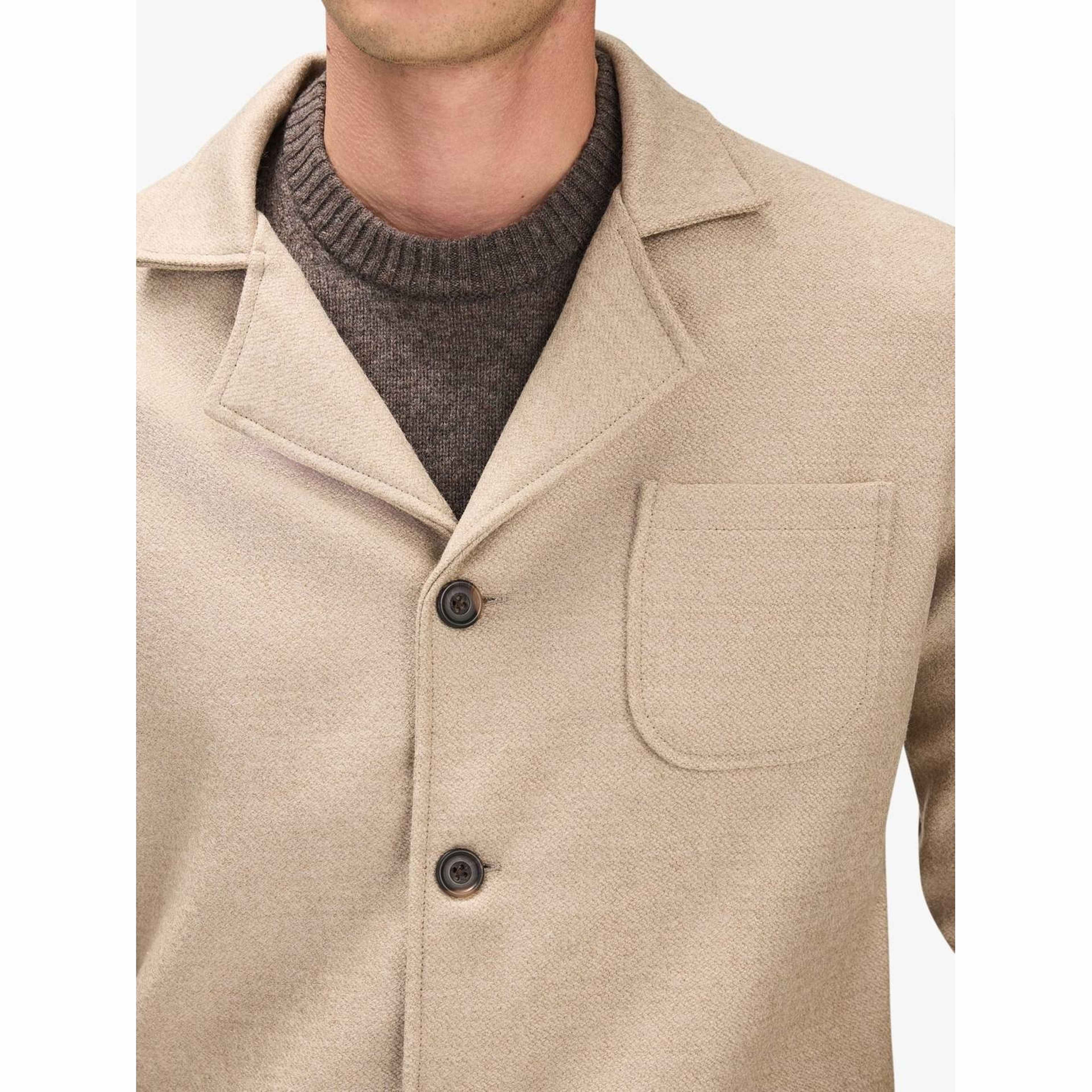 Wool Blend Jacket Basil