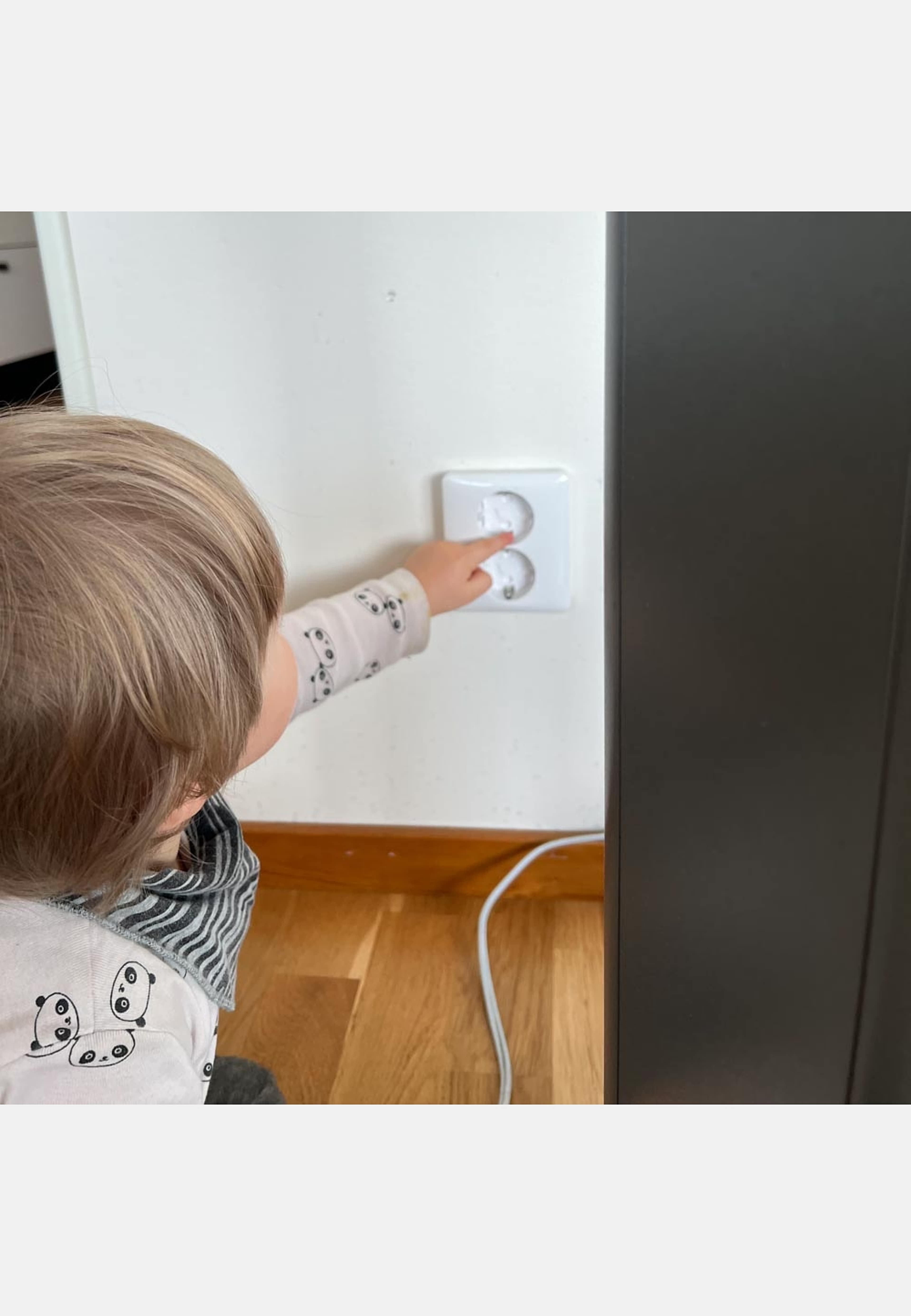 Kontaktskydd Safetycover Joel Homesafety 10-pack, från HomeSafety, i färgen vit. Klicka för att öppna bilden i stort format