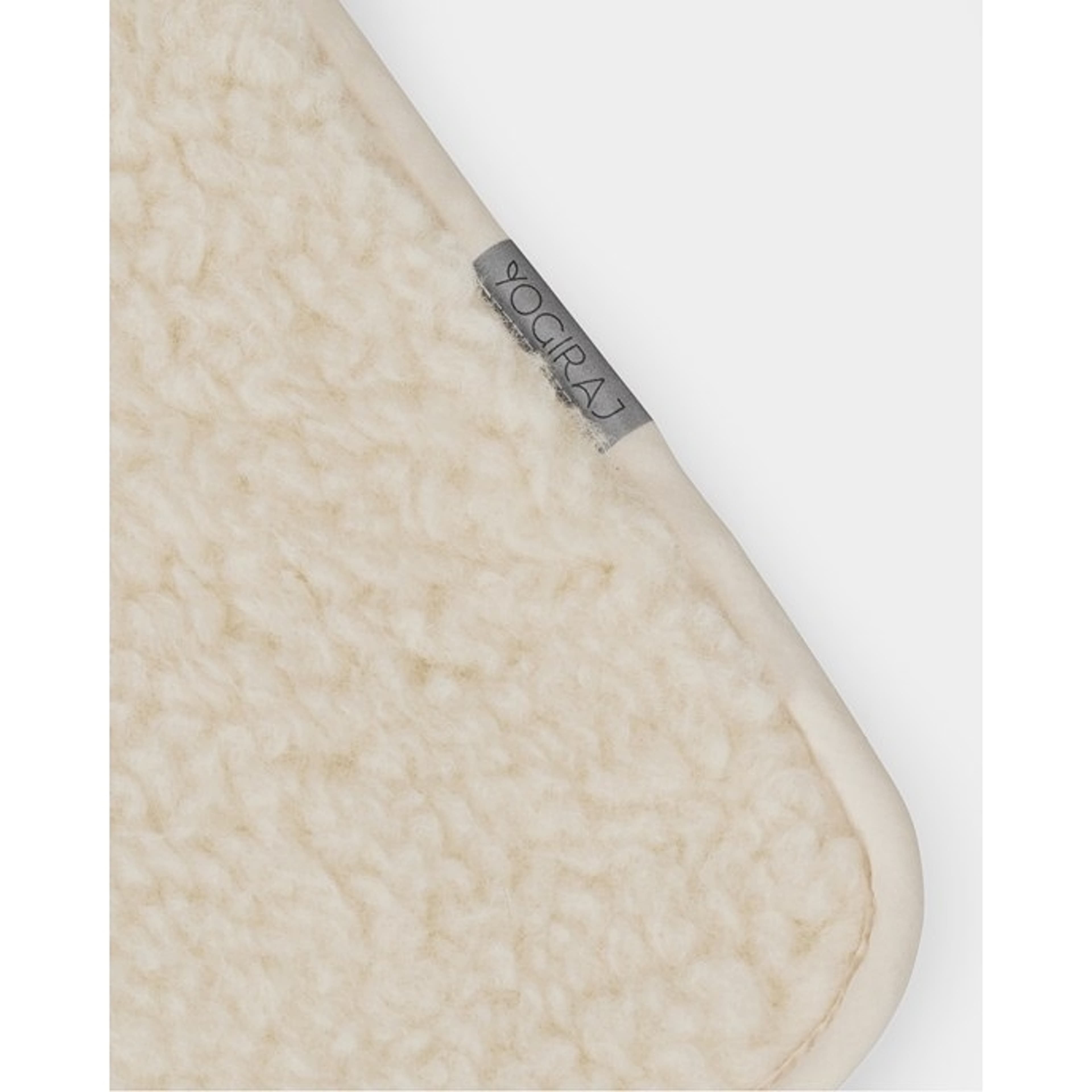 Yogamatta Ull Premium Wool Mat, Silver Grey, 90 X 200 Cm - Yogiraj
