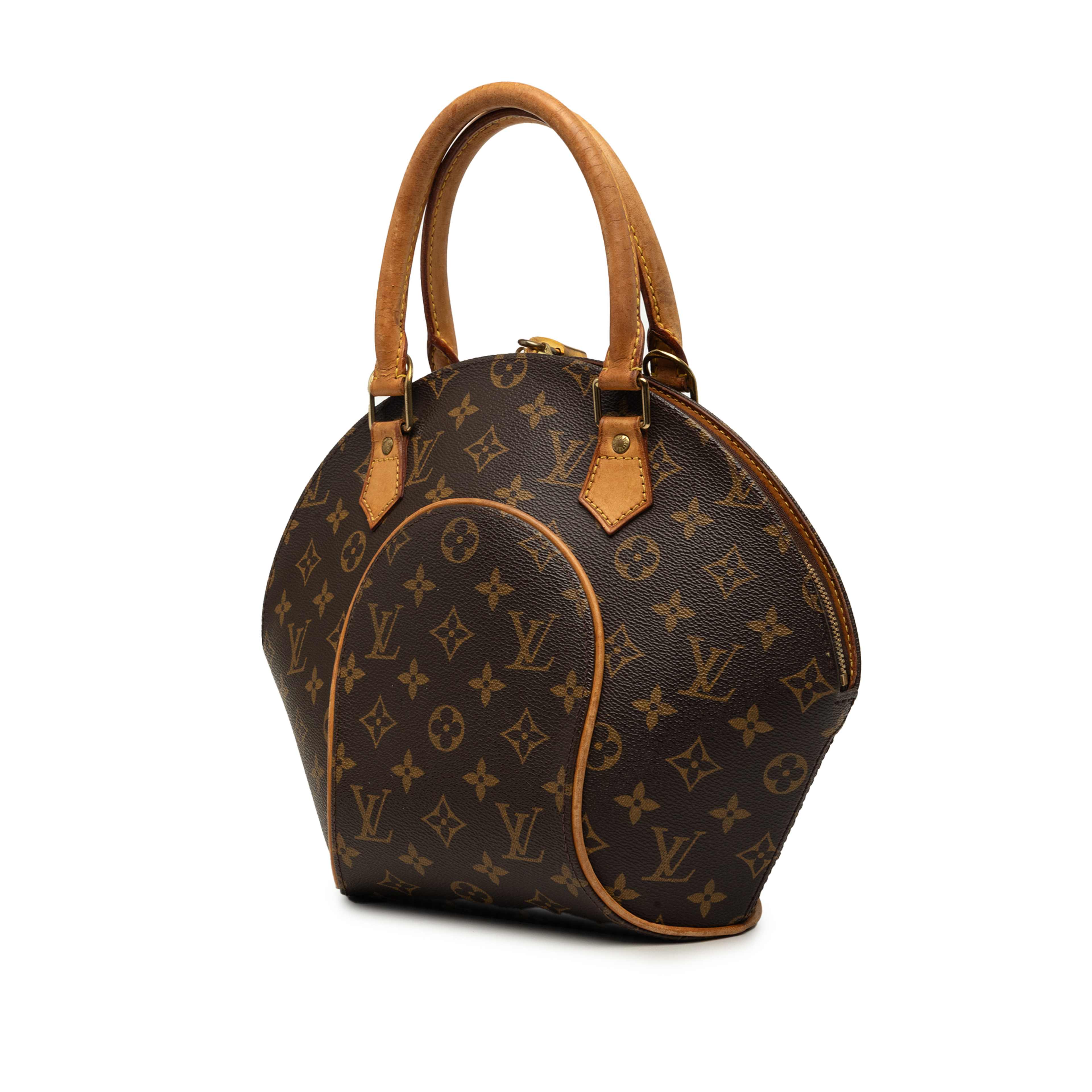 Louis Vuitton Monogram Ellipse Pm, från Luxclusif, i färgen brun. Klicka för att öppna bilden i stort format