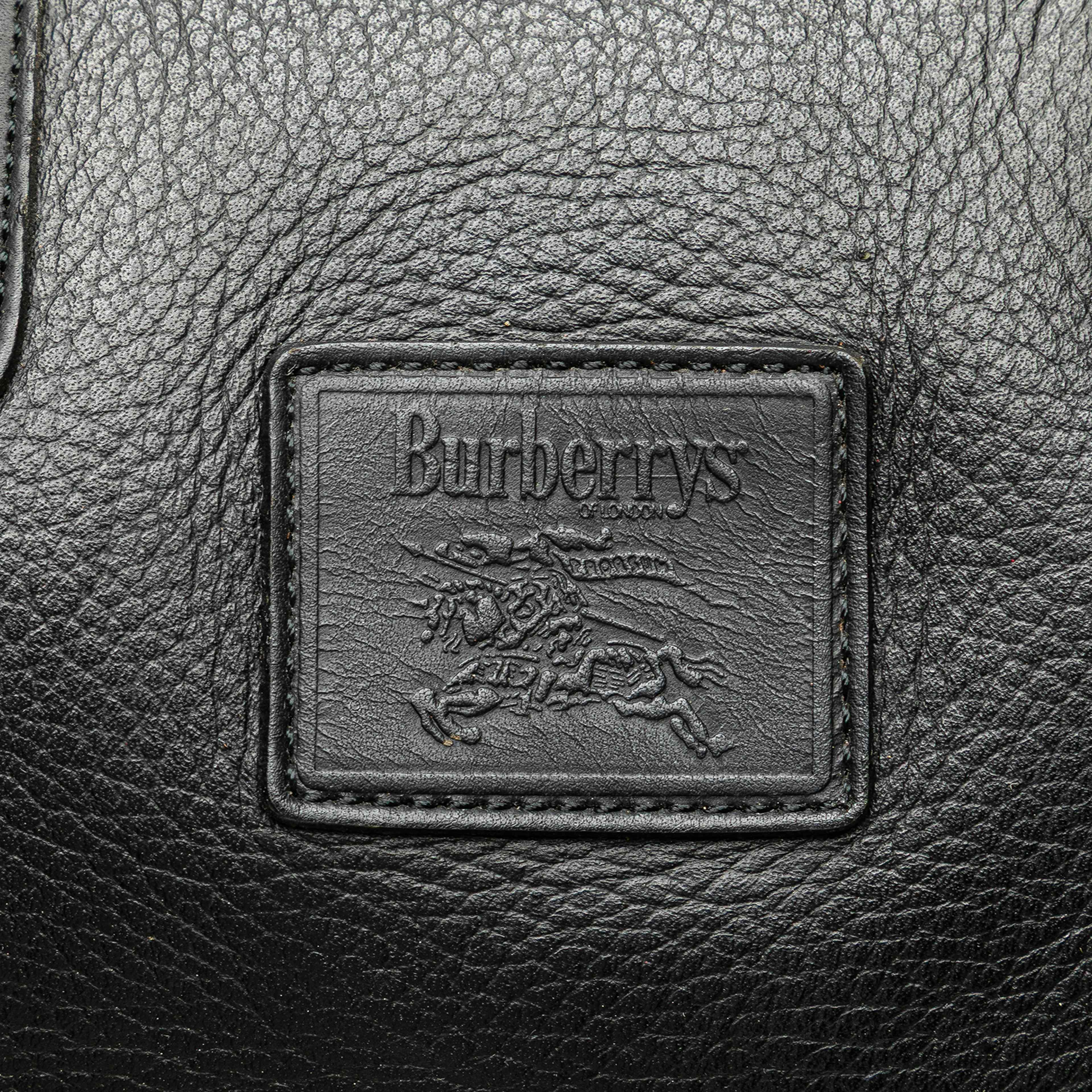 Burberry Leather Boston