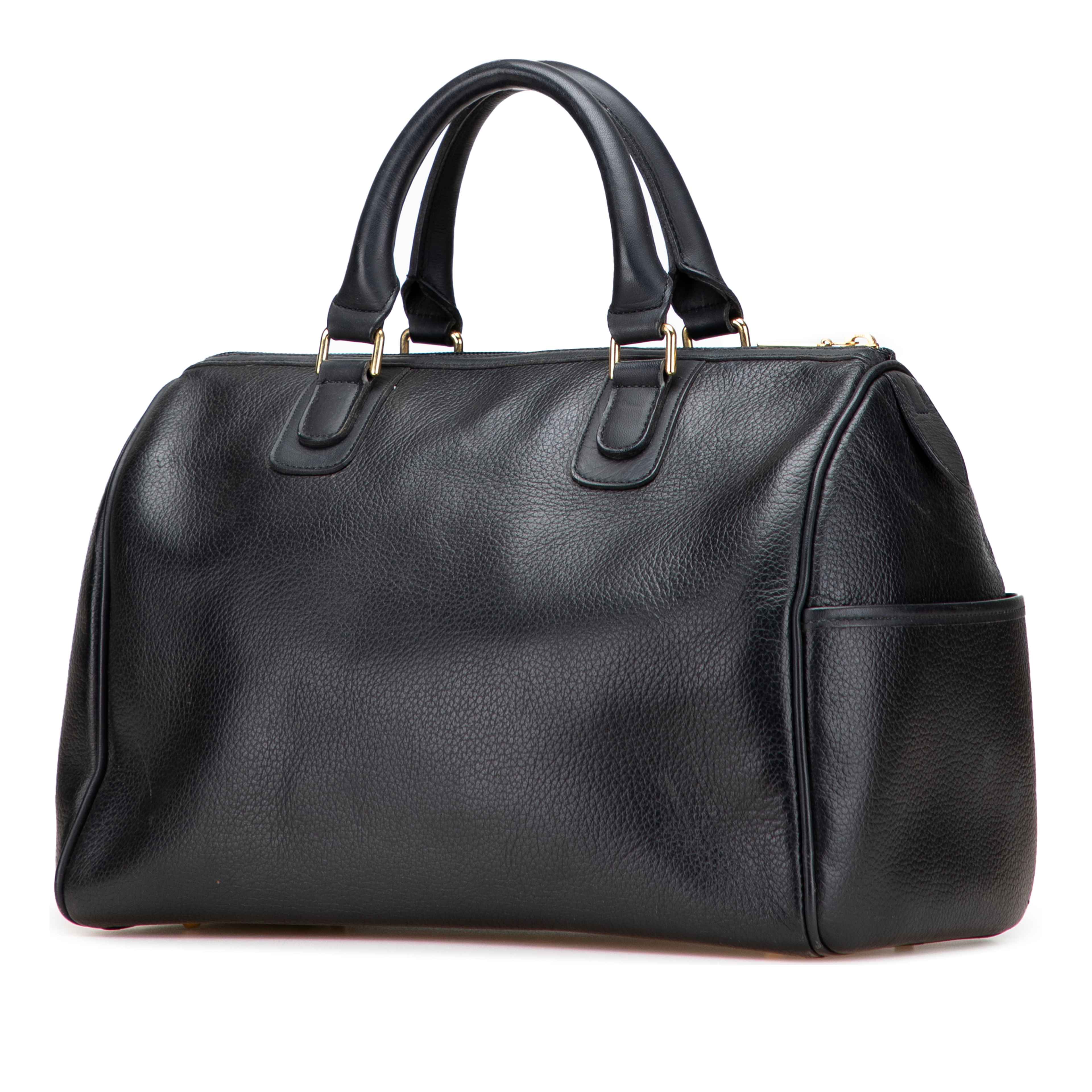 Burberry Leather Boston