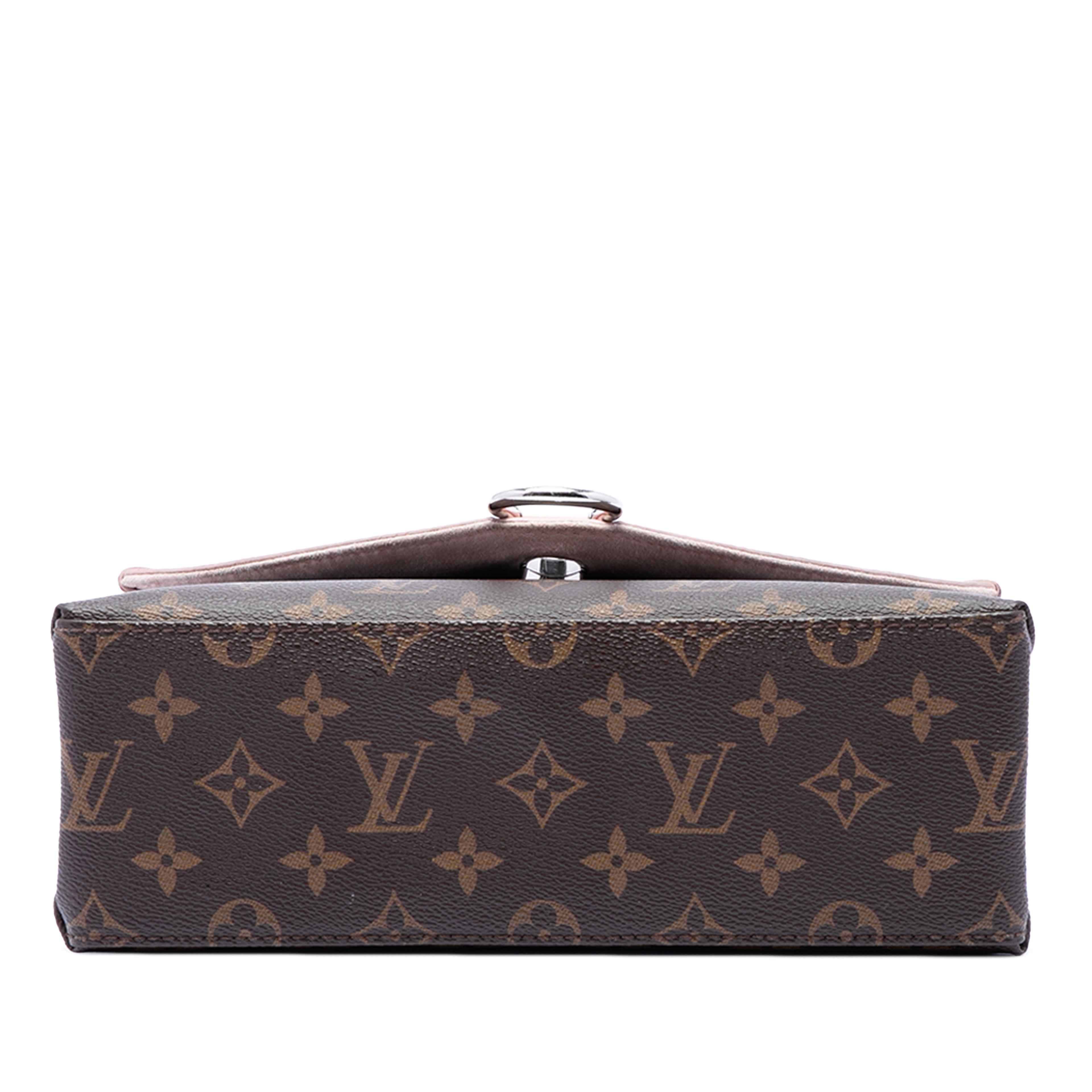 Louis Vuitton Monogram Epi Saint Michel, från Luxclusif, i färgen rosa. Klicka för att öppna bilden i stort format