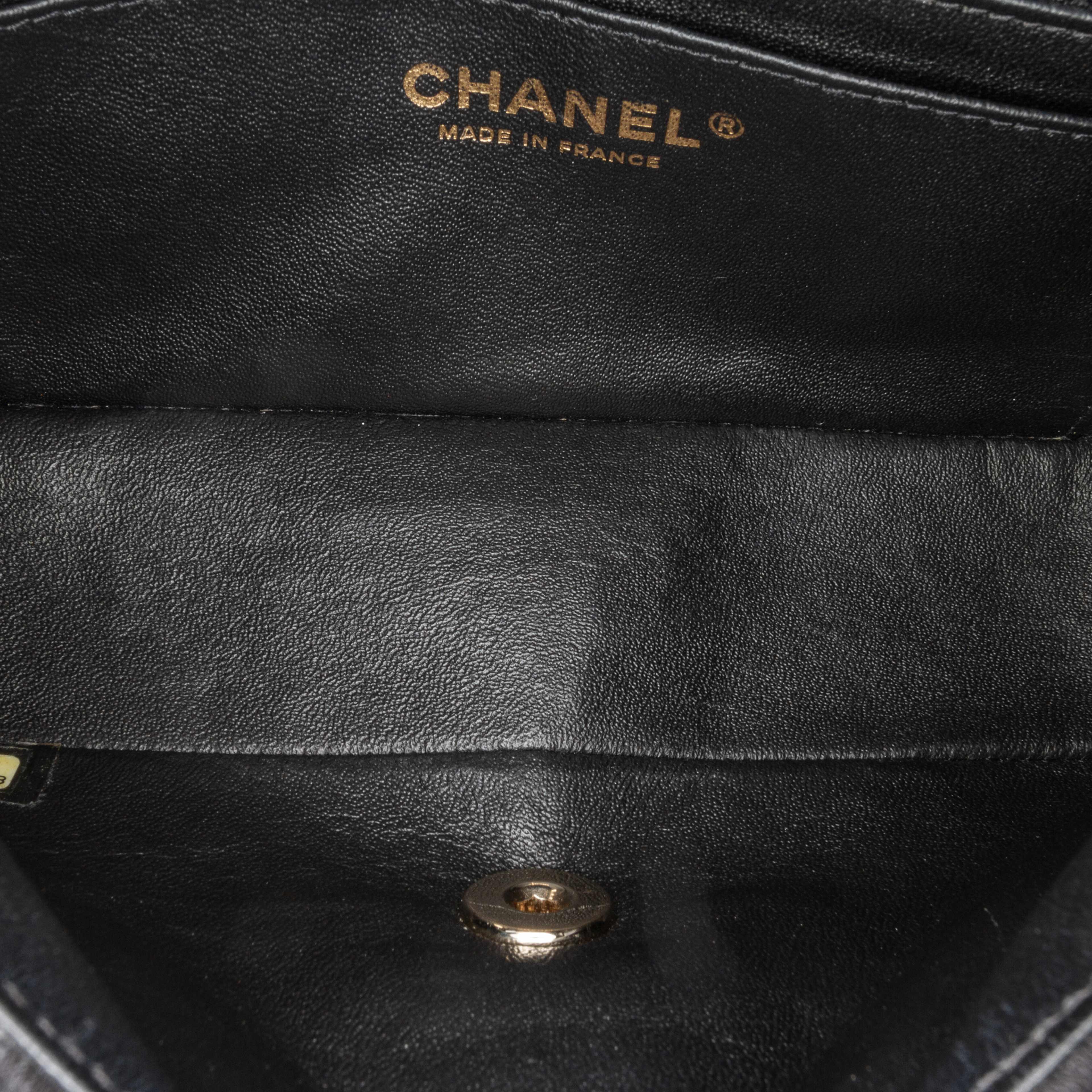 Chanel Mini Rectangular Classic Jersey Single Flap