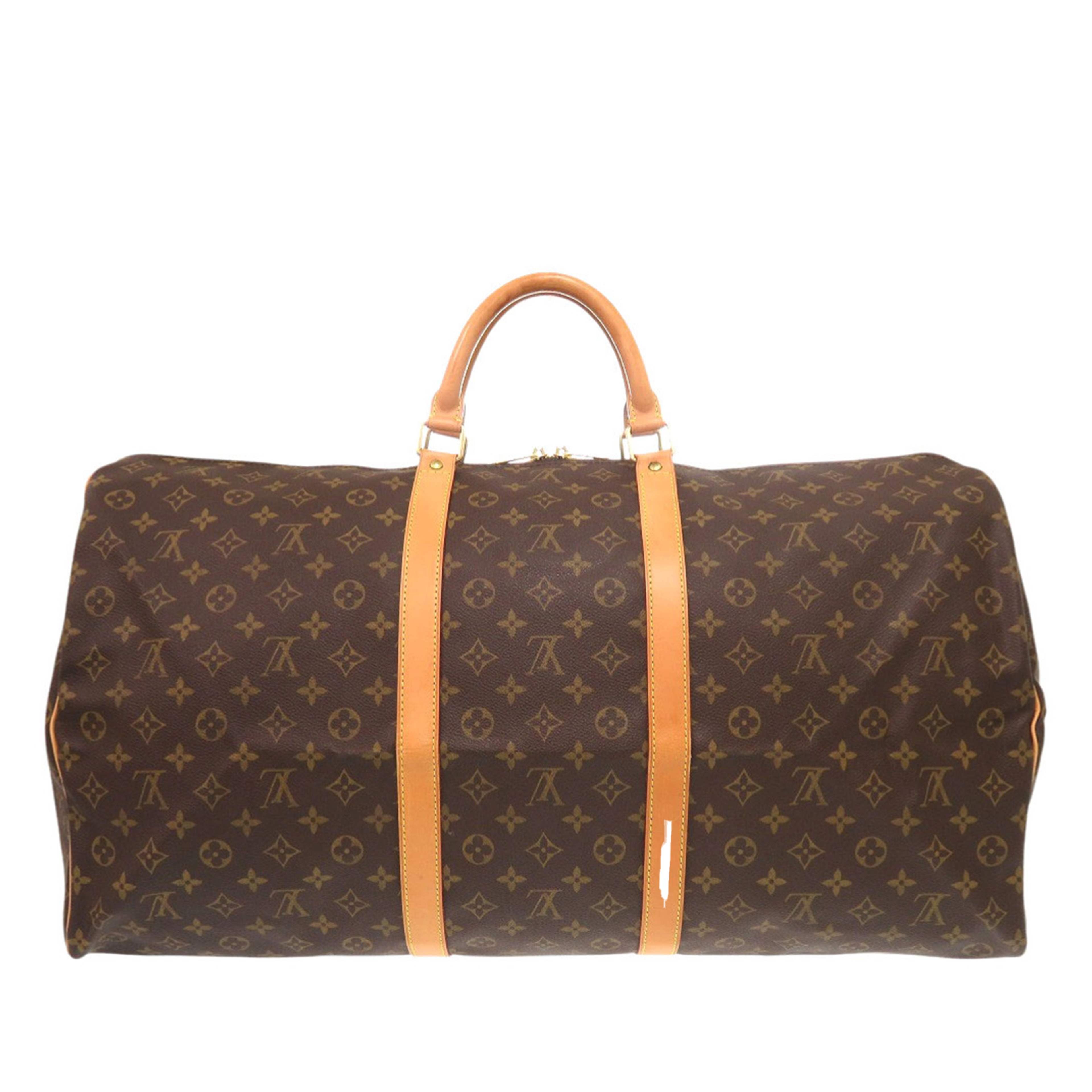 Louis Vuitton Monogram Keepall 60, från Luxclusif, i färgen brown. Klicka för att öppna bilden i stort format