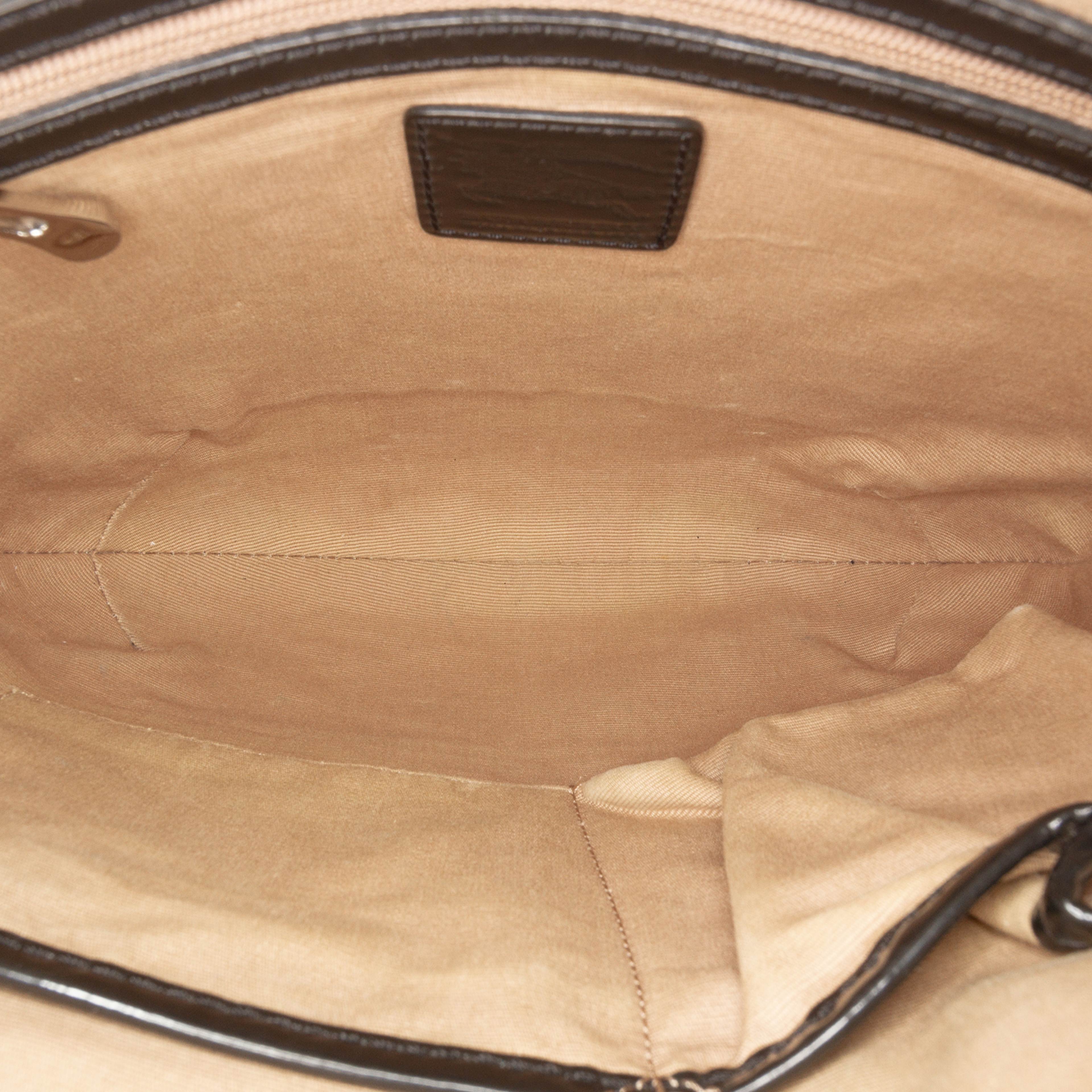 Burberry Supernova Check Coated Canvas Dryden Crossbody, från Luxclusif, i färgen beige. Klicka för att öppna bilden i stort format