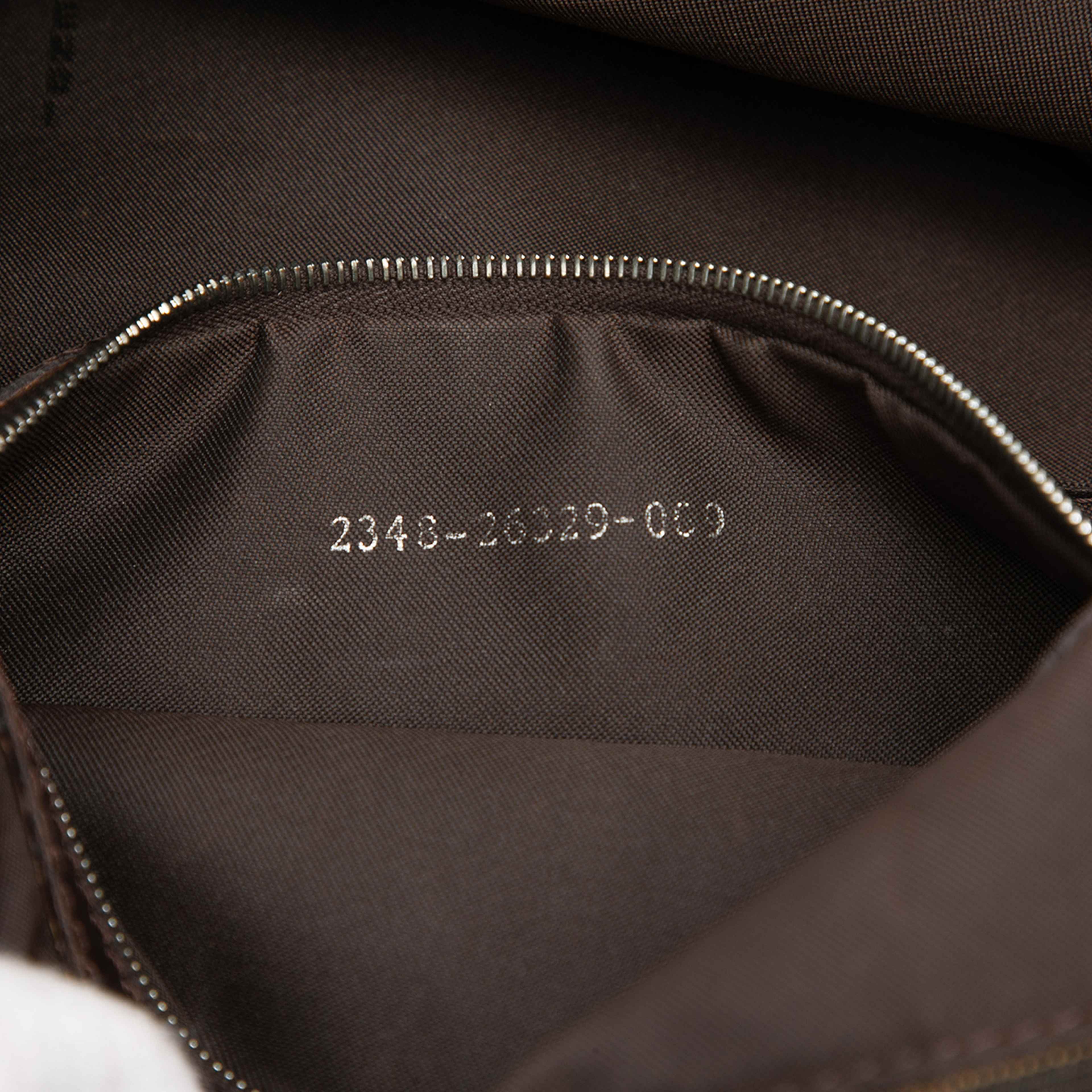 Fendi Large Zucca Canvas Twins Tote, från Luxclusif, i färgen brown. Klicka för att öppna bilden i stort format