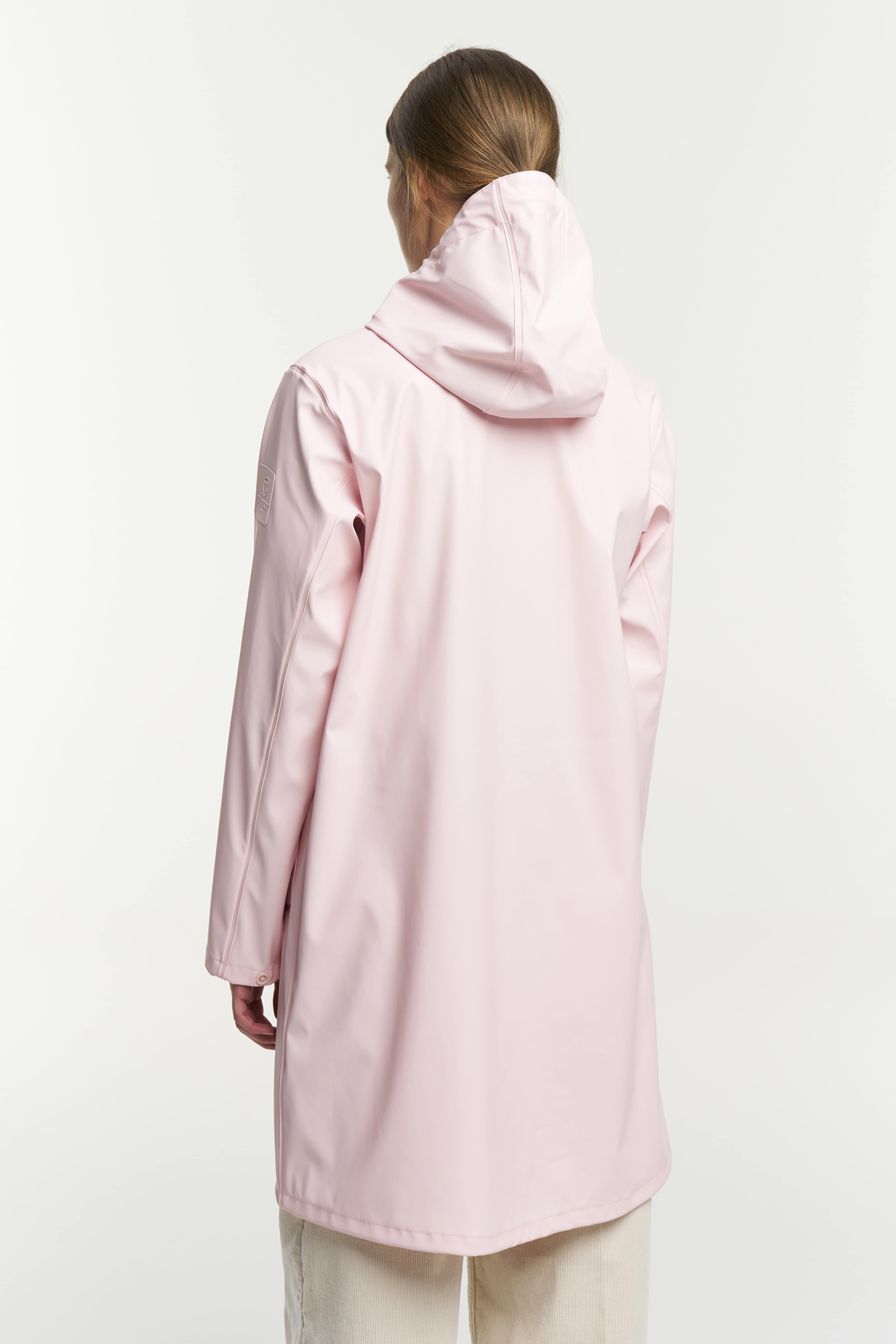 Apelviken Rain Coat Women, från Tenson, i färgen ljusrosa. Klicka för att öppna bilden i stort format