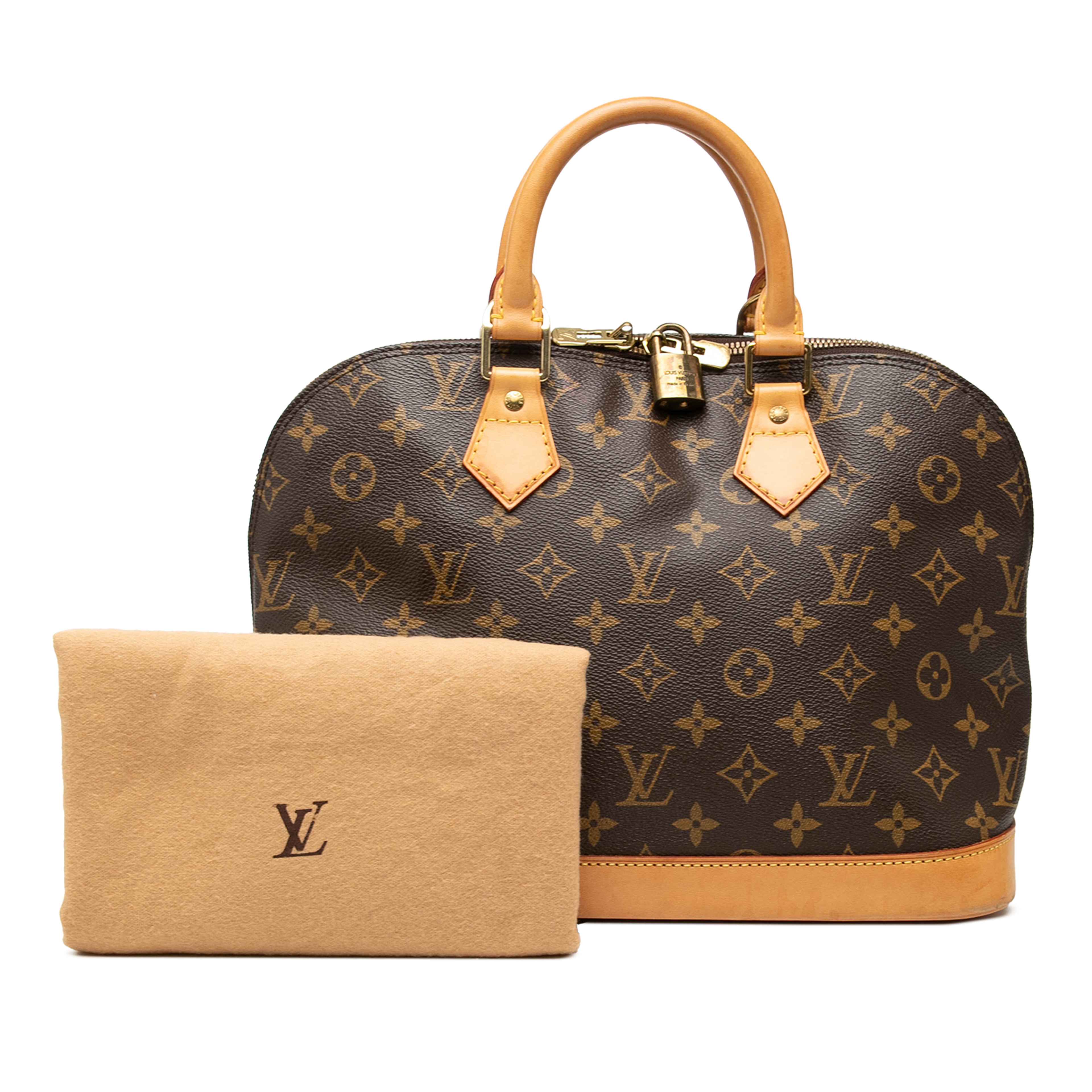 Louis Vuitton Monogram Alma Pm, från Luxclusif, i färgen brun. Klicka för att öppna bilden i stort format
