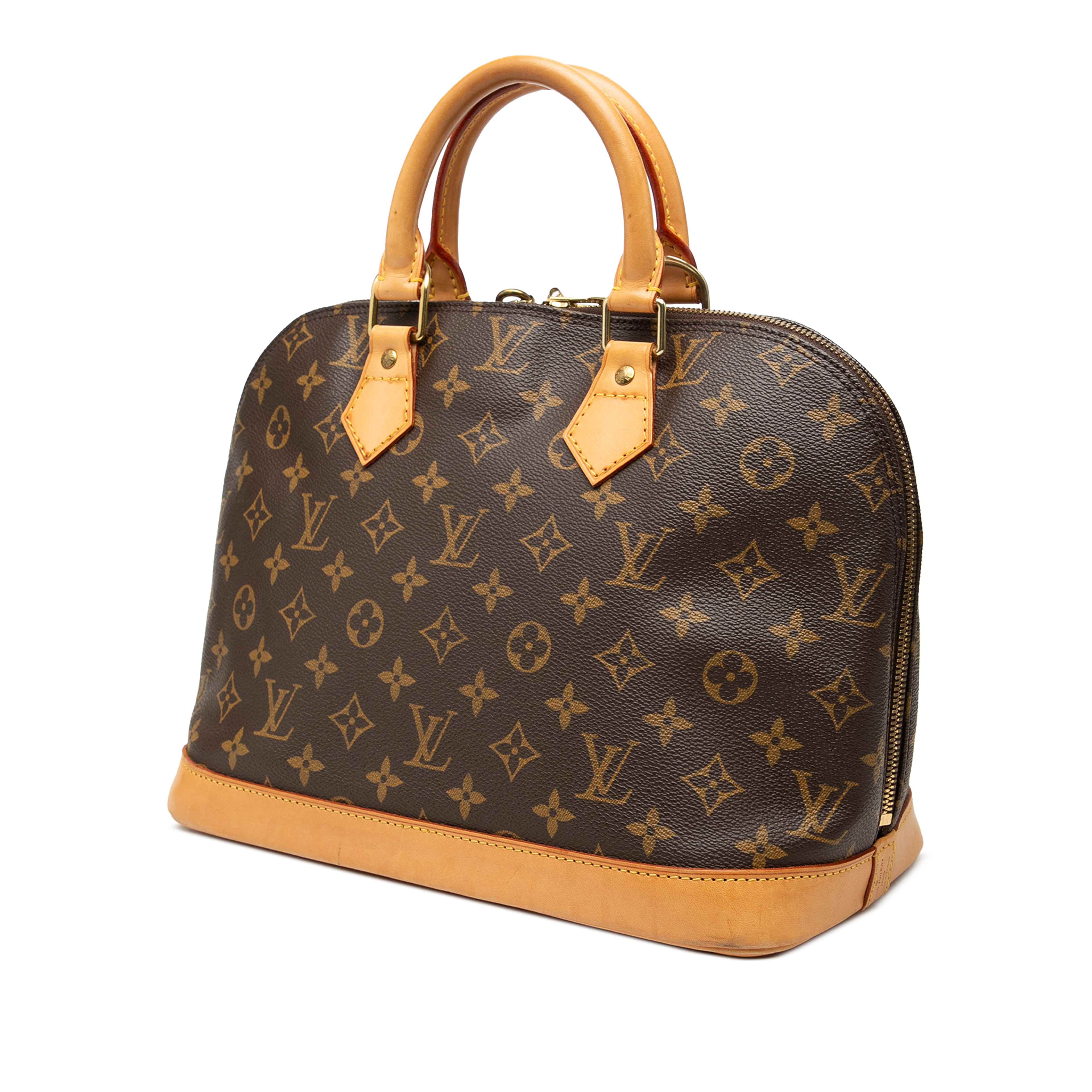 Louis Vuitton Monogram Alma Pm, från Luxclusif, i färgen brun. Klicka för att öppna bilden i stort format