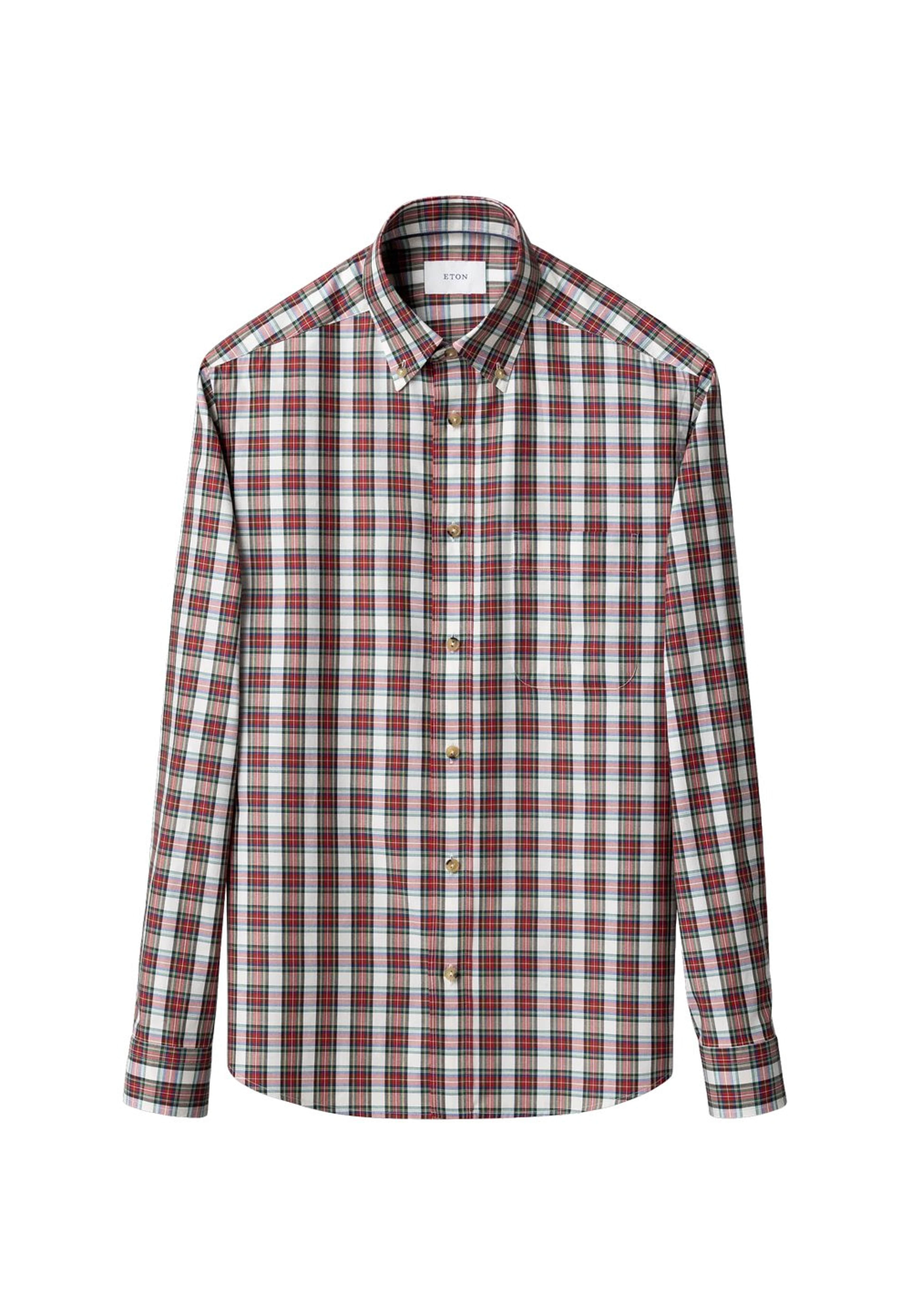Klassiskt Skotskrutig Skjorta Casual Fit