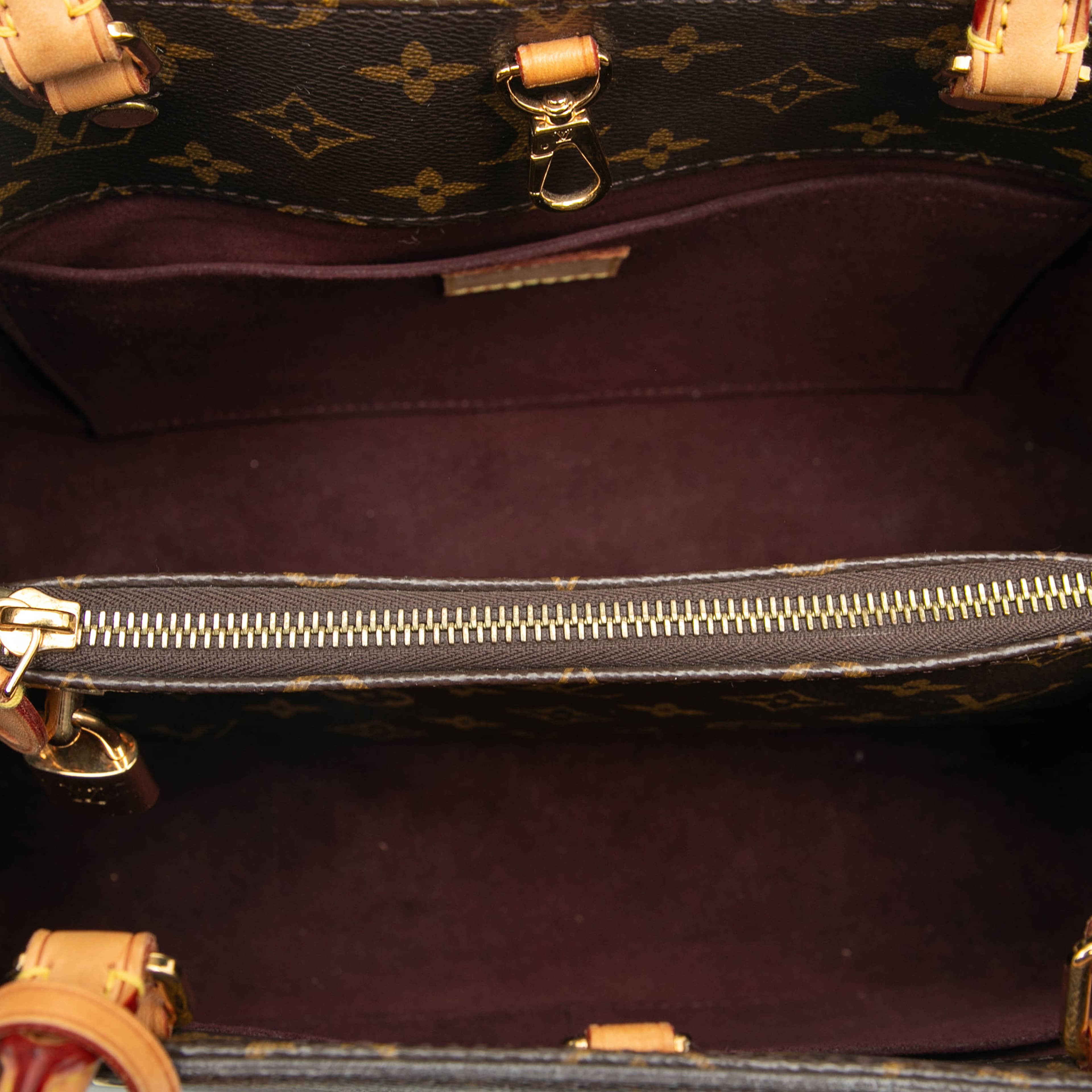 Louis Vuitton Monogram Montaigne Mm, från Luxclusif, i färgen brown. Klicka för att öppna bilden i stort format