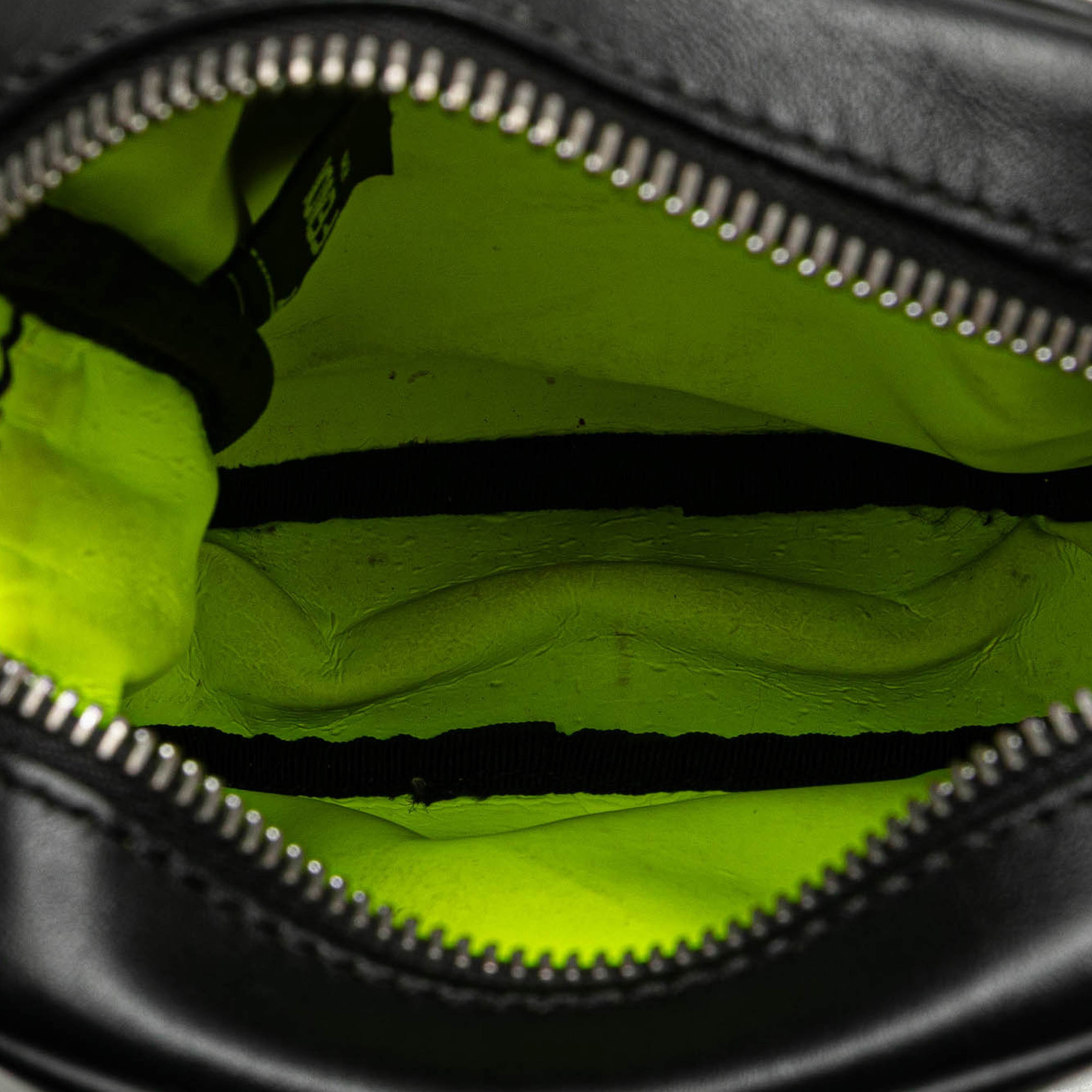 Fendi Small Leather Monster Bug Crossbody, från Luxclusif, i färgen black.