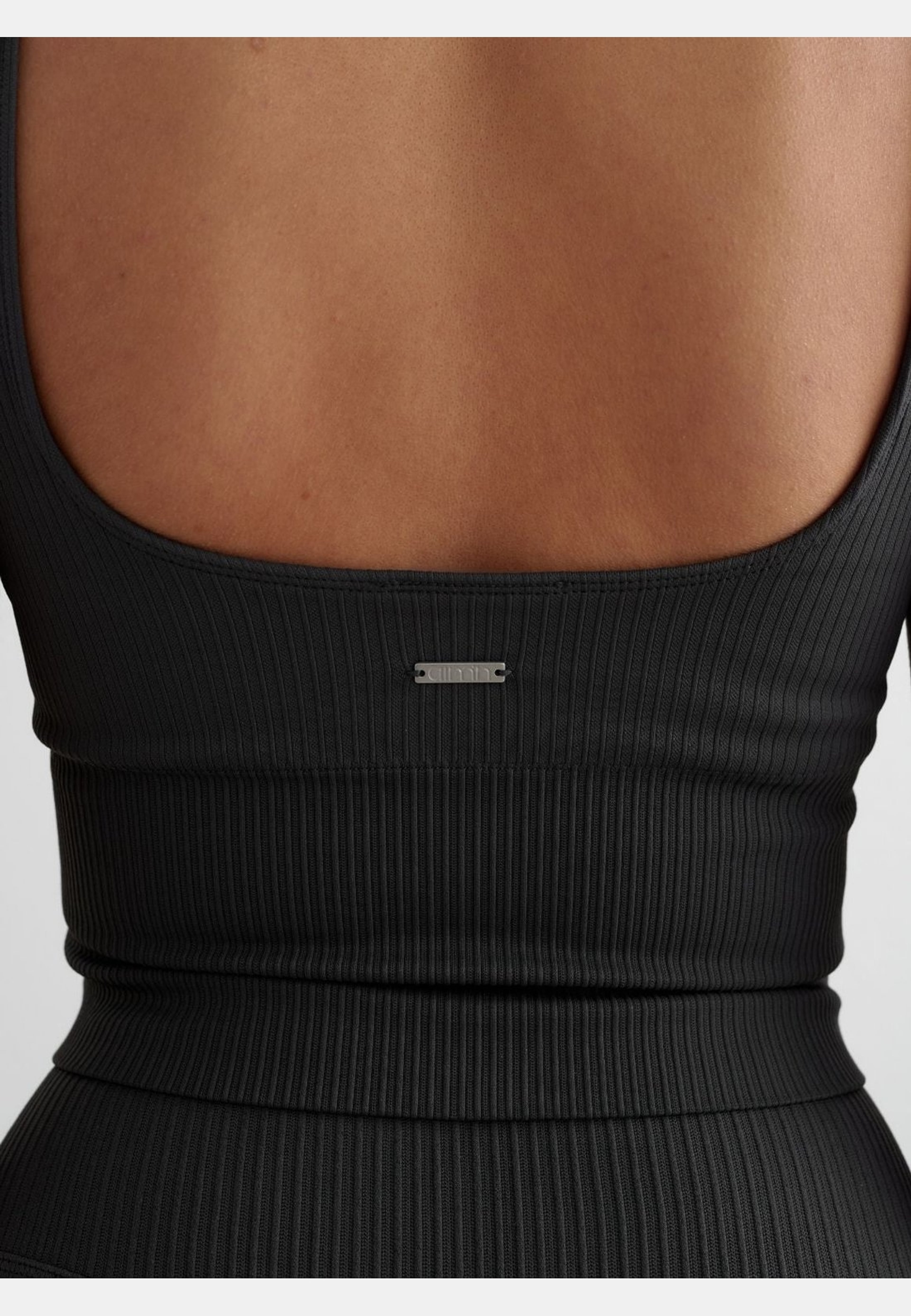 Shadow Grey Ribbed Seamless Shaping Bralette