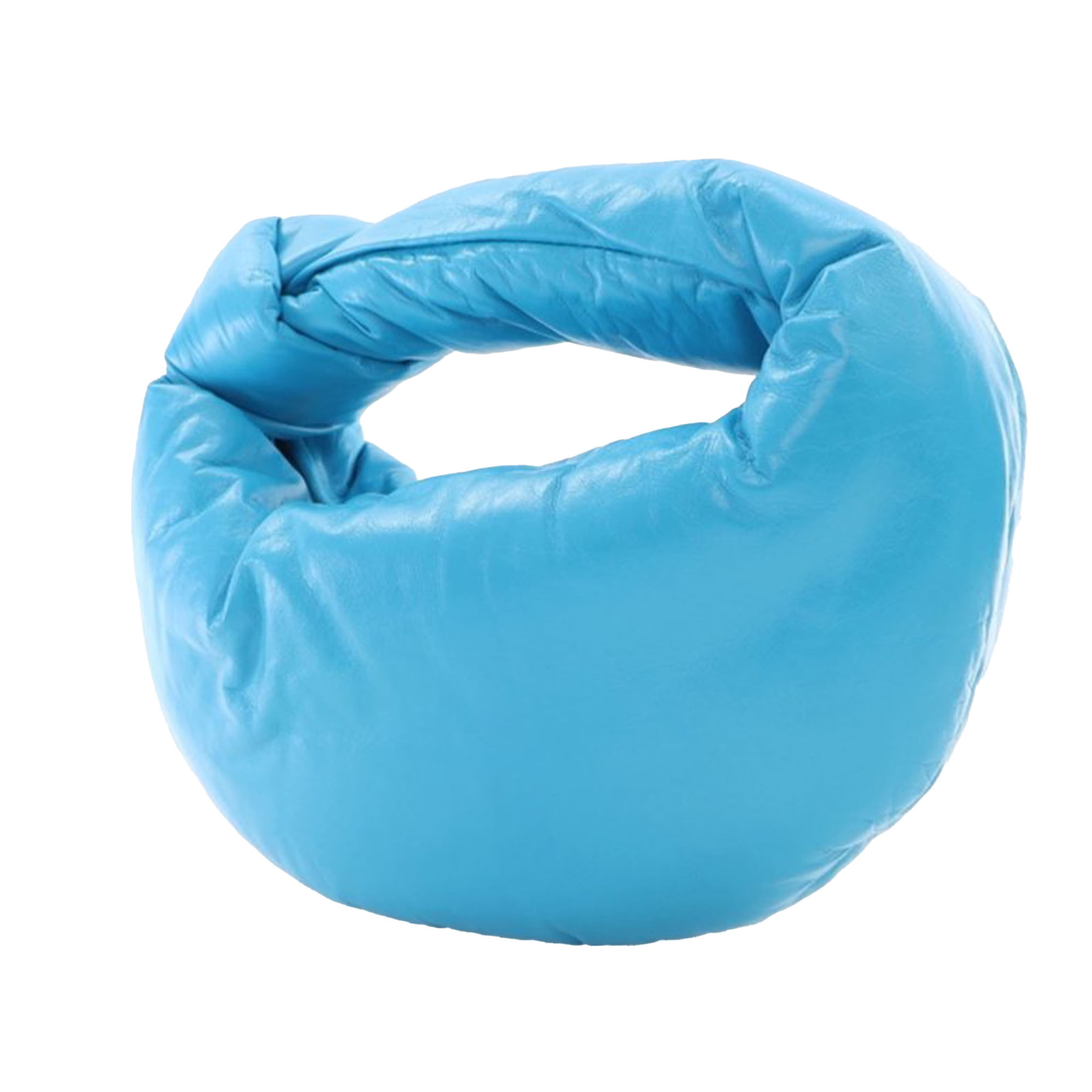 Bottega Veneta Mini Nappa Puffy Jodie, från Luxclusif, i färgen light blue. Klicka för att öppna bilden i stort format