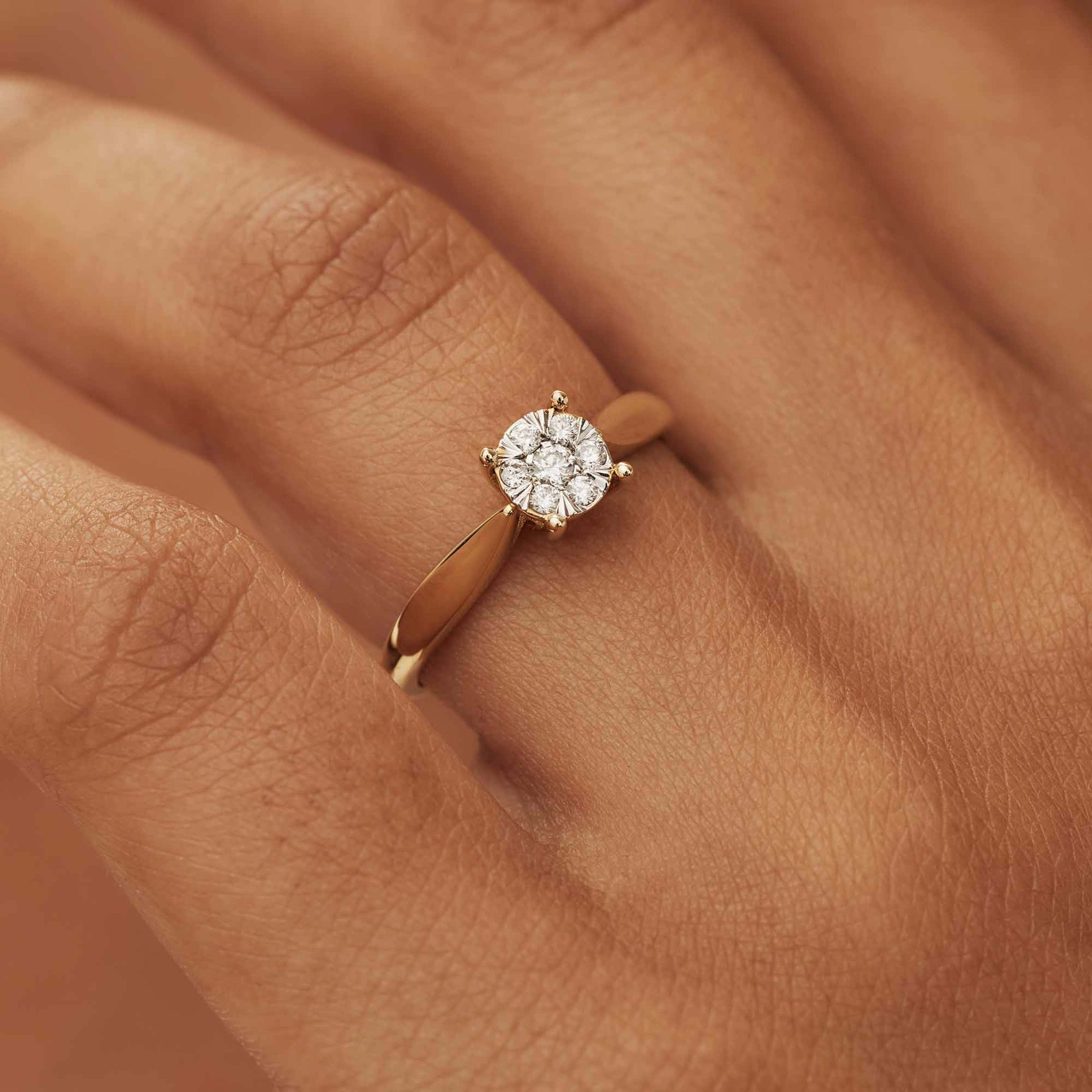 De La Paix 14 Karat Guld Ring