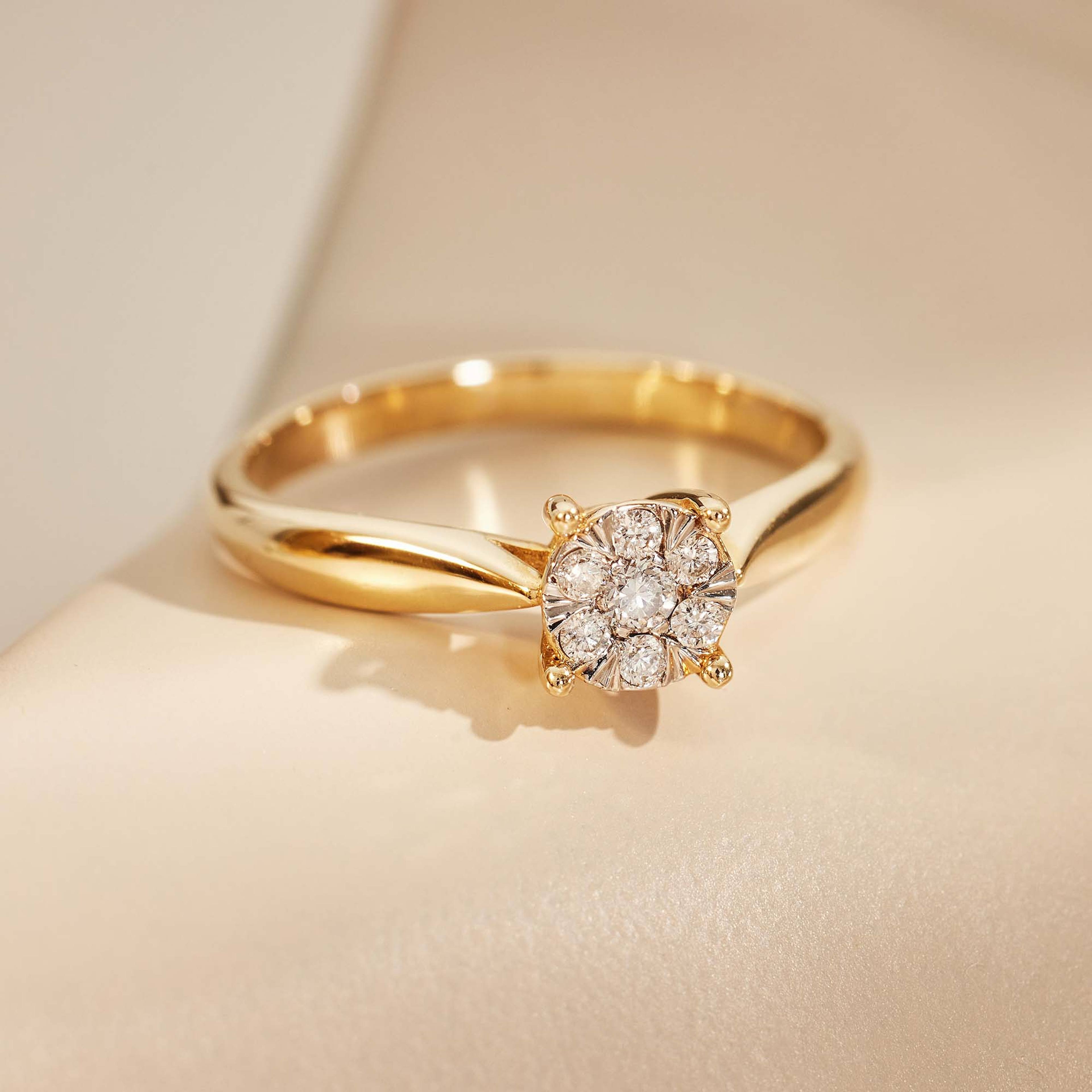 De La Paix 14 Karat Guld Ring