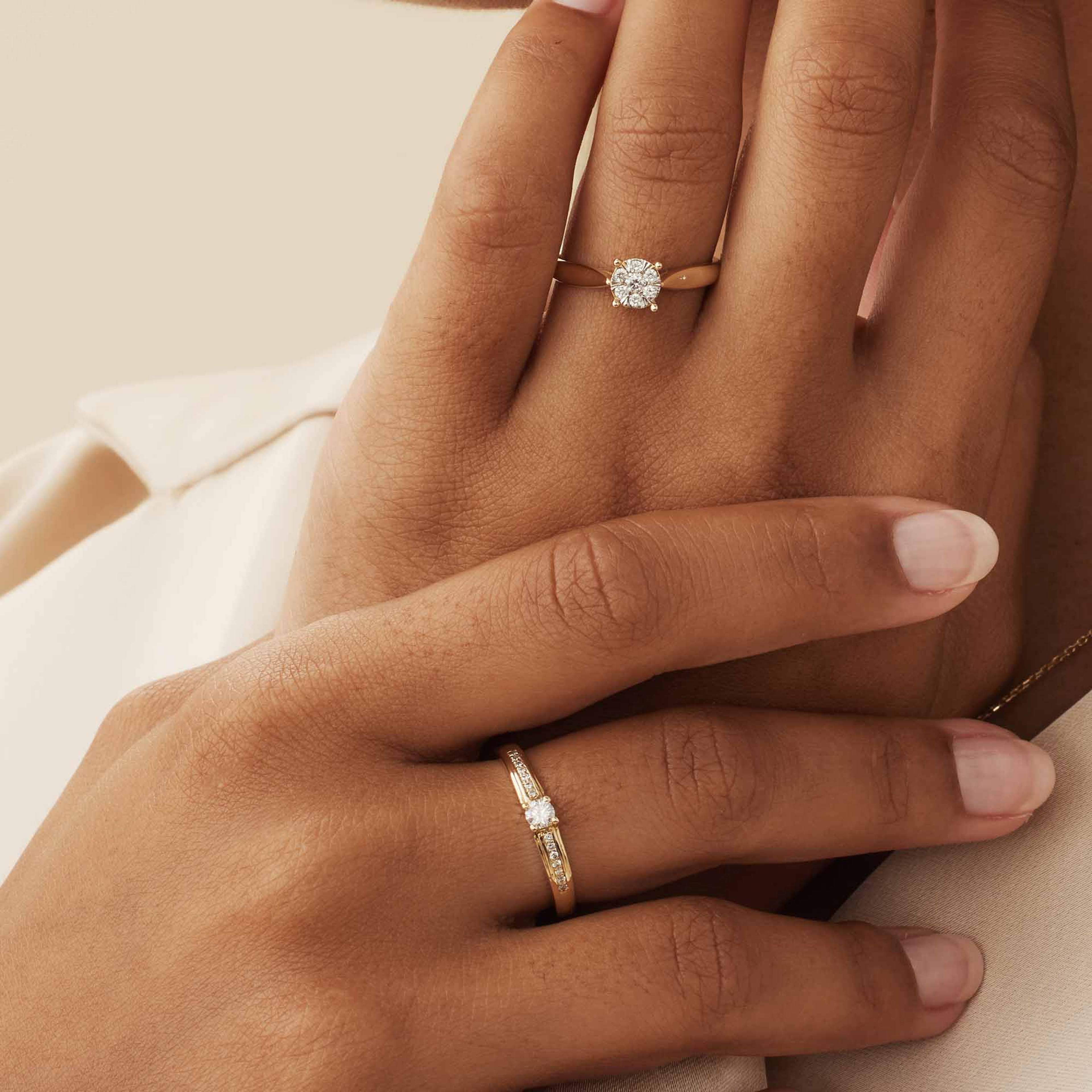 De La Paix 14 Karat Guld Ring