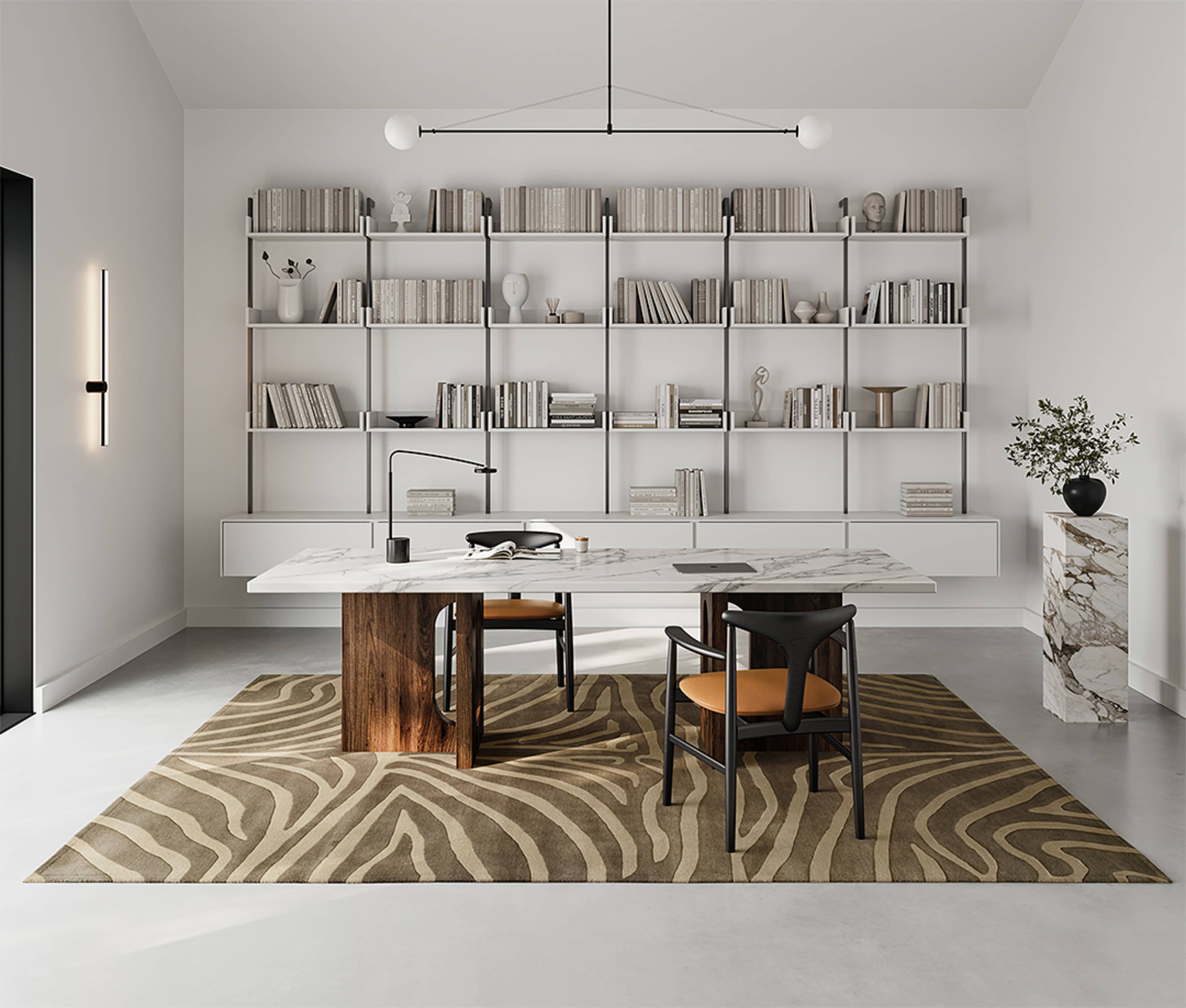 Zebra 200x300 cm, från Classic Collection, i färgen mocca. Klicka för att öppna bilden i stort format