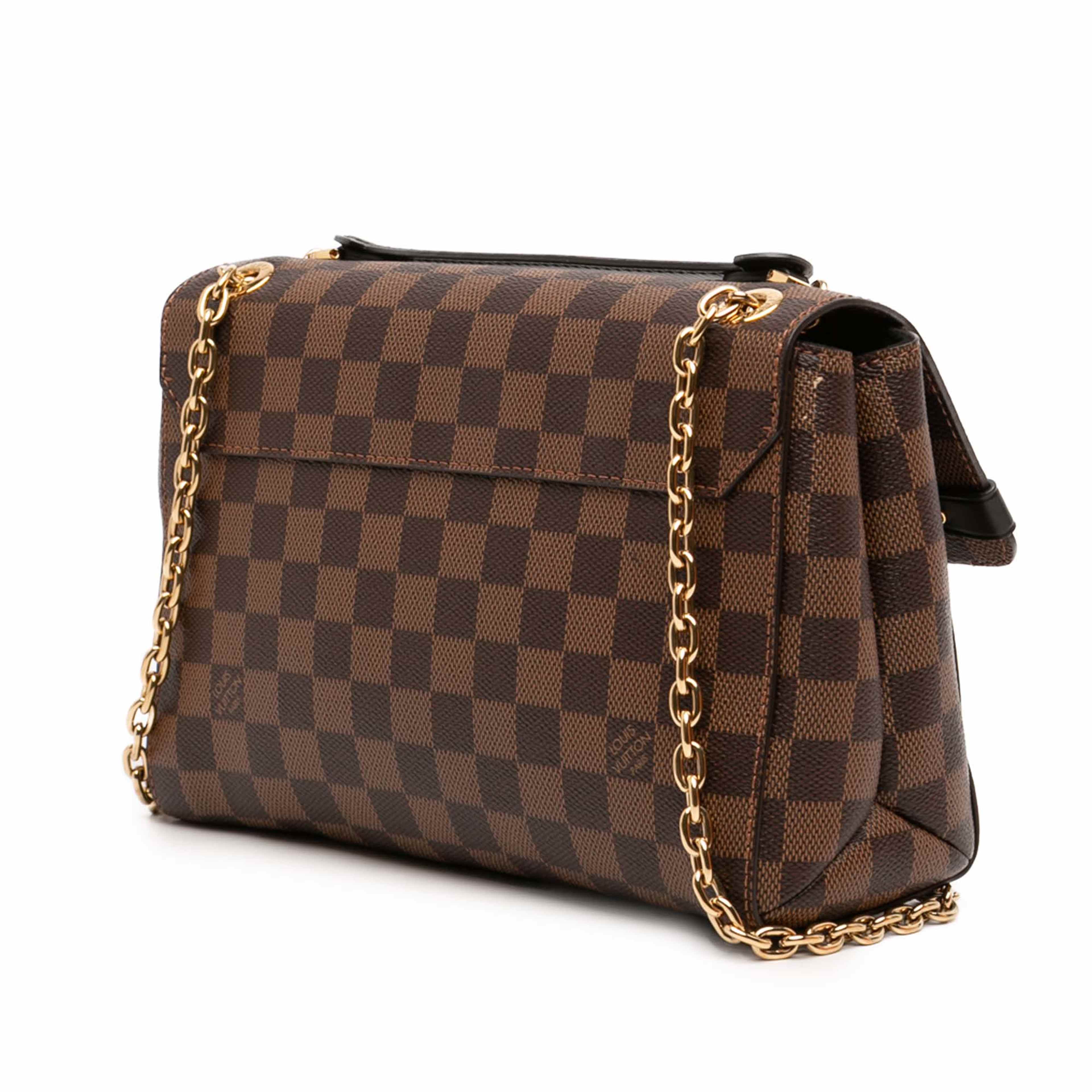 Louis Vuitton Damier Ebene Vavin Pm, från Luxclusif, i färgen brun. Klicka för att öppna bilden i stort format