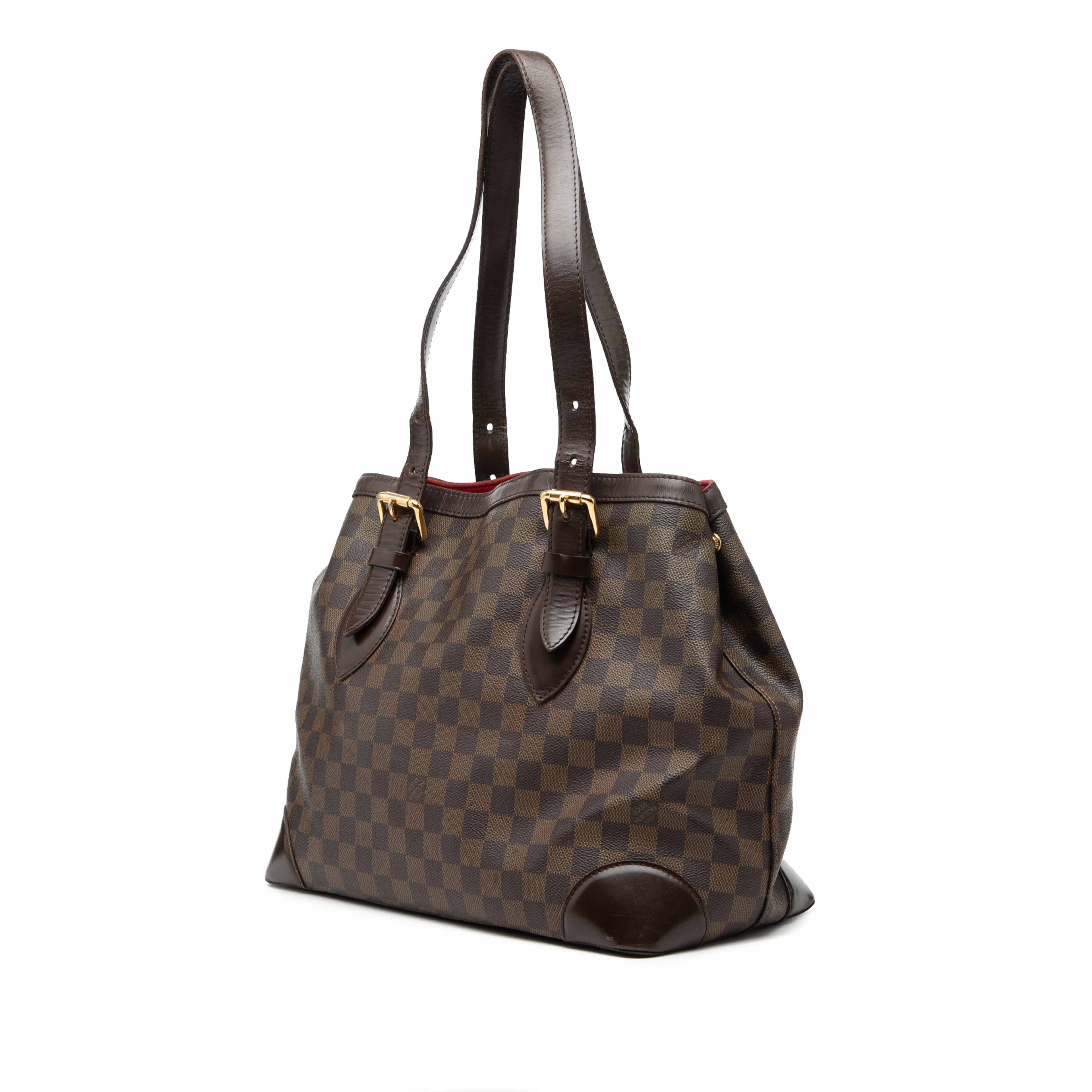 Louis Vuitton Damier Ebene Hampstead Mm, från Luxclusif, i färgen brun. Klicka för att öppna bilden i stort format