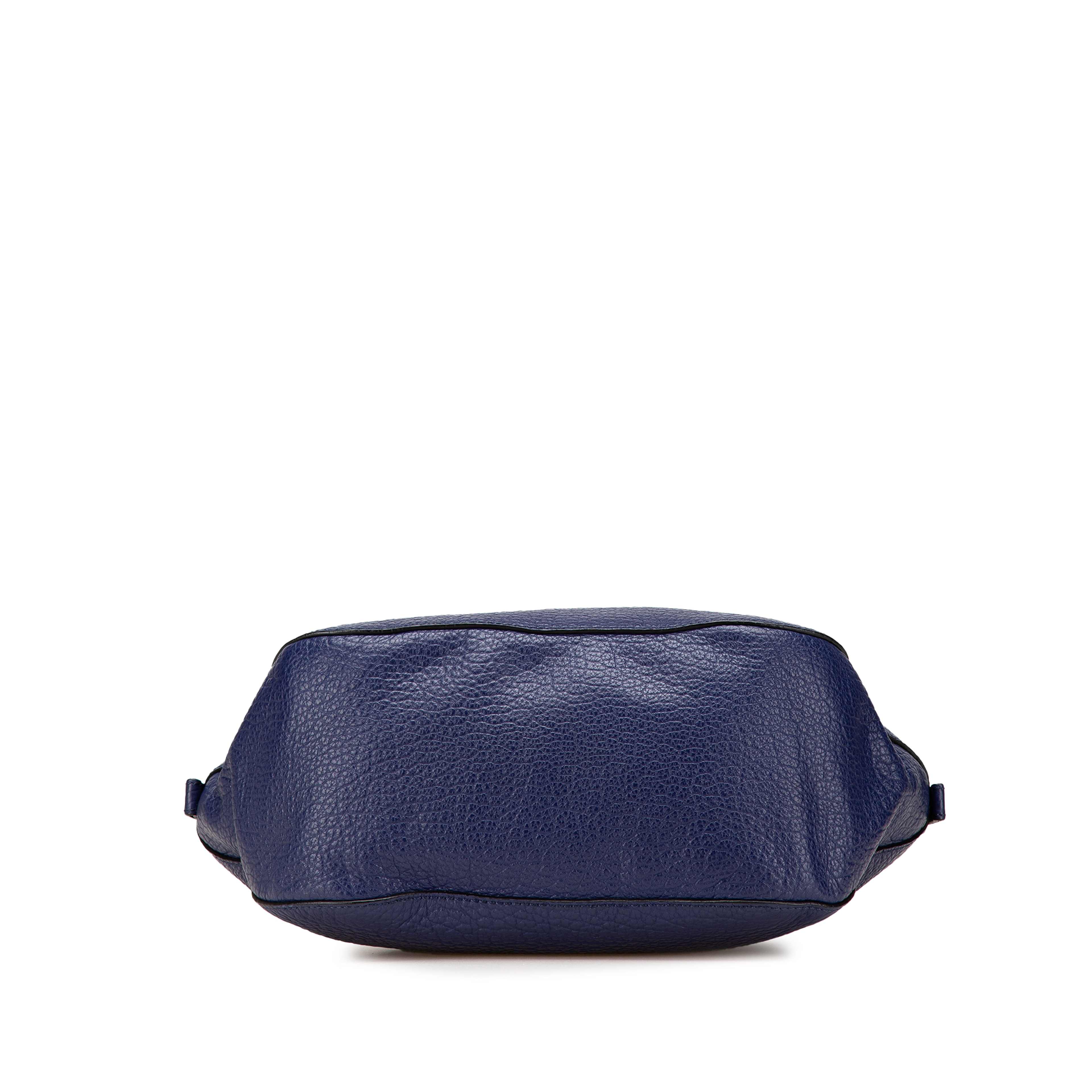 Burberry Large Grained Calfskin Heritage Orchard Bowling Bag
